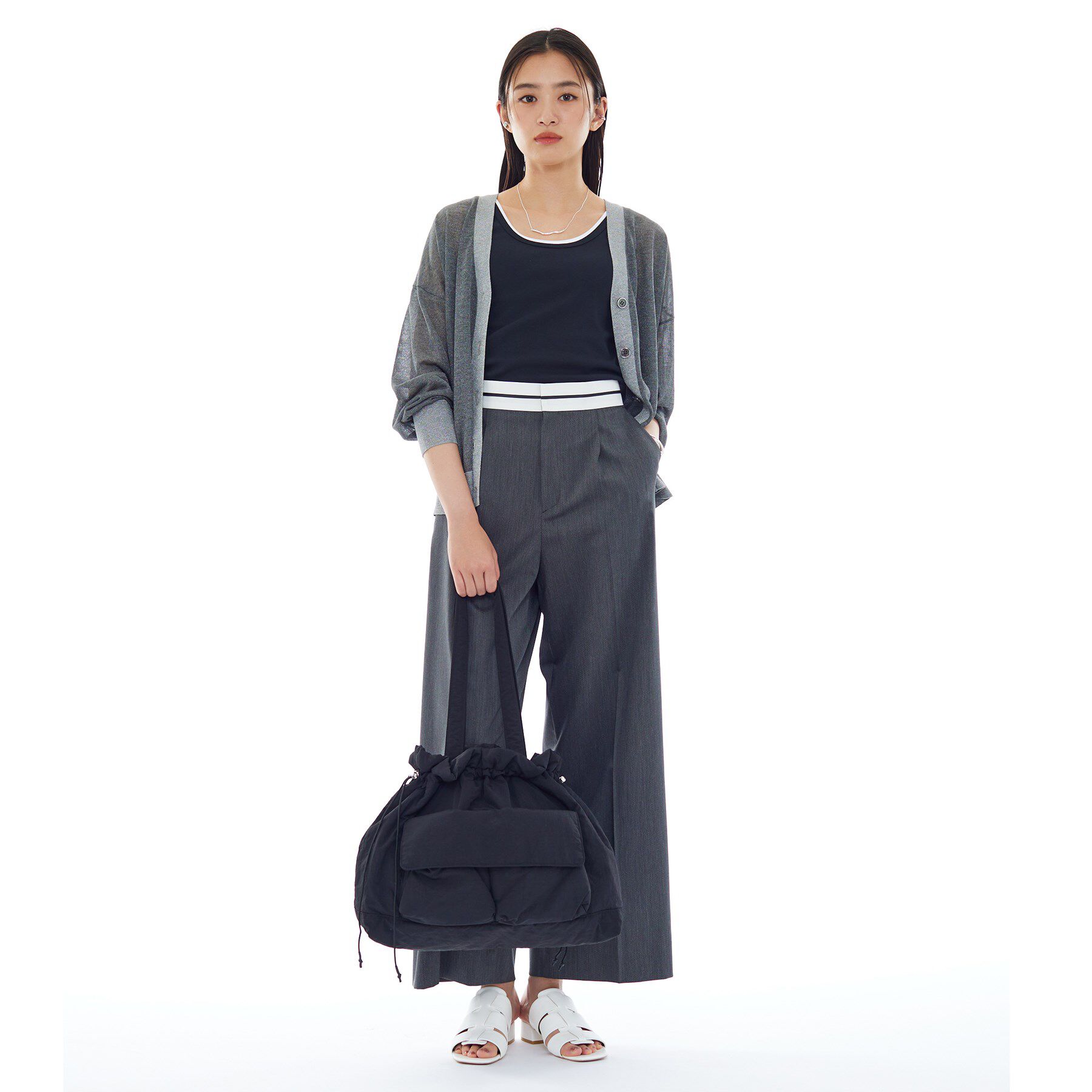 INDIVI「【超軽量】フロントポケットバッグ」|トートバッグ|