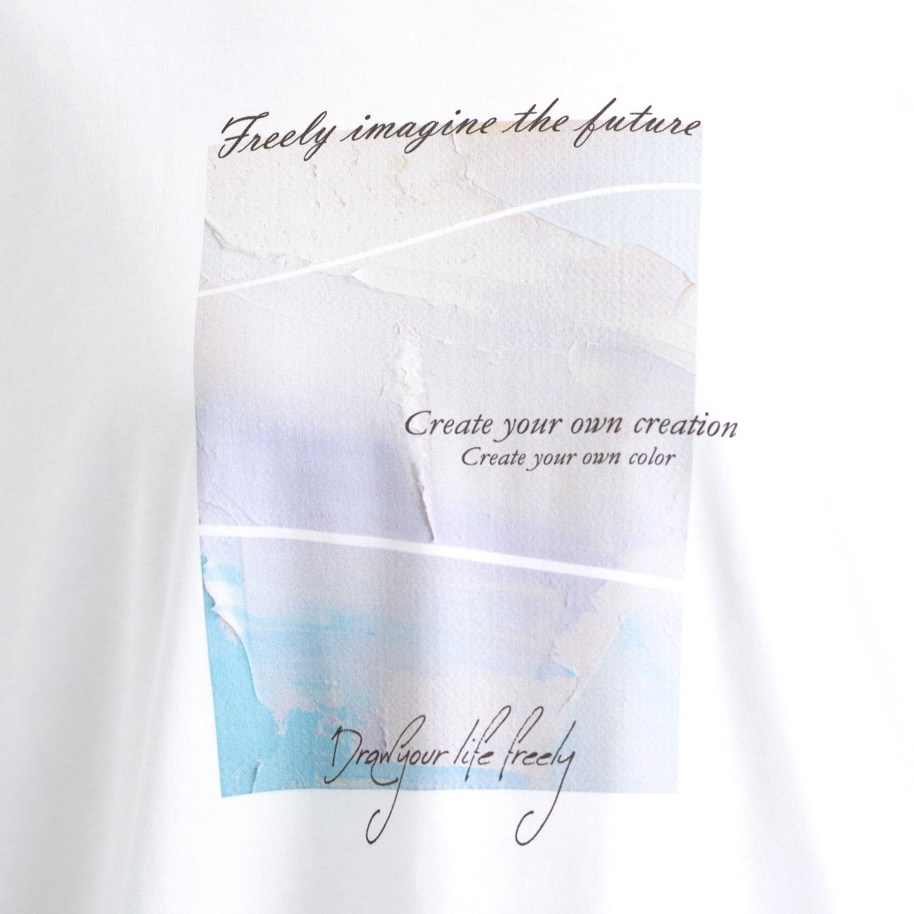 INDIVI「【UVケア】プリントフォトロングTシャツ」|Tシャツ・カットソー|