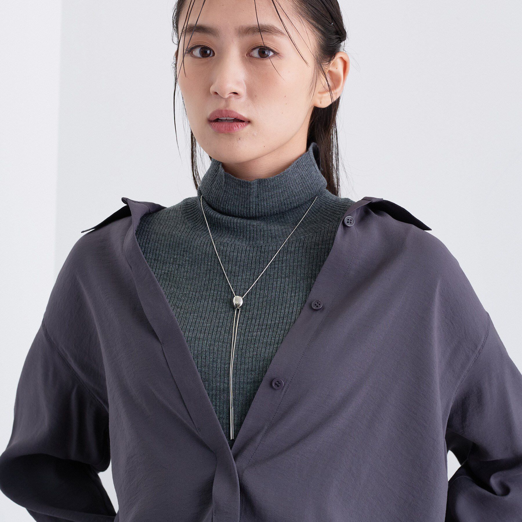 INDIVI「ボウタイデザインネックレス」|ネックレス|