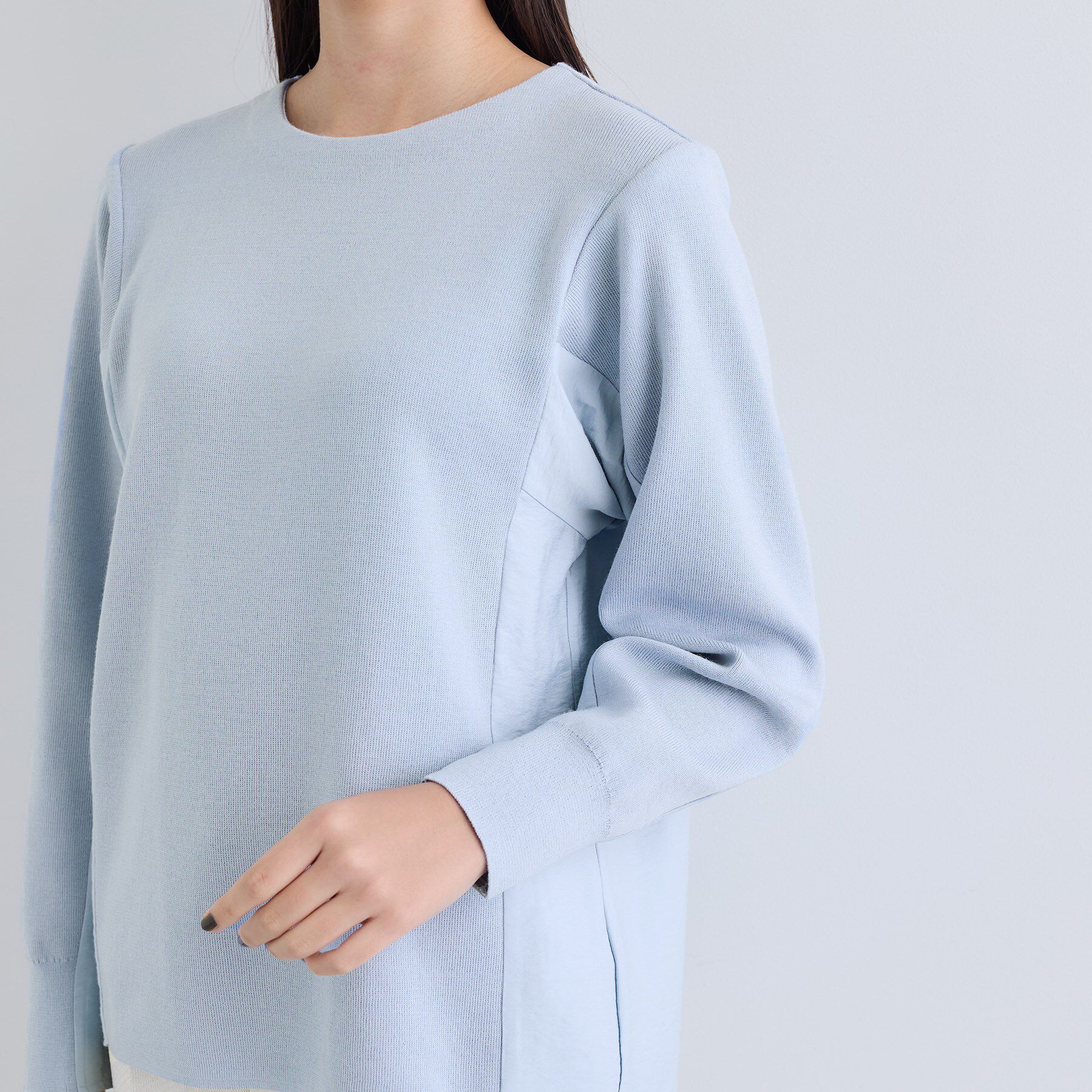 INDIVI「【洗える／選べる8色】トーンアップニット」|ニット・セーター|