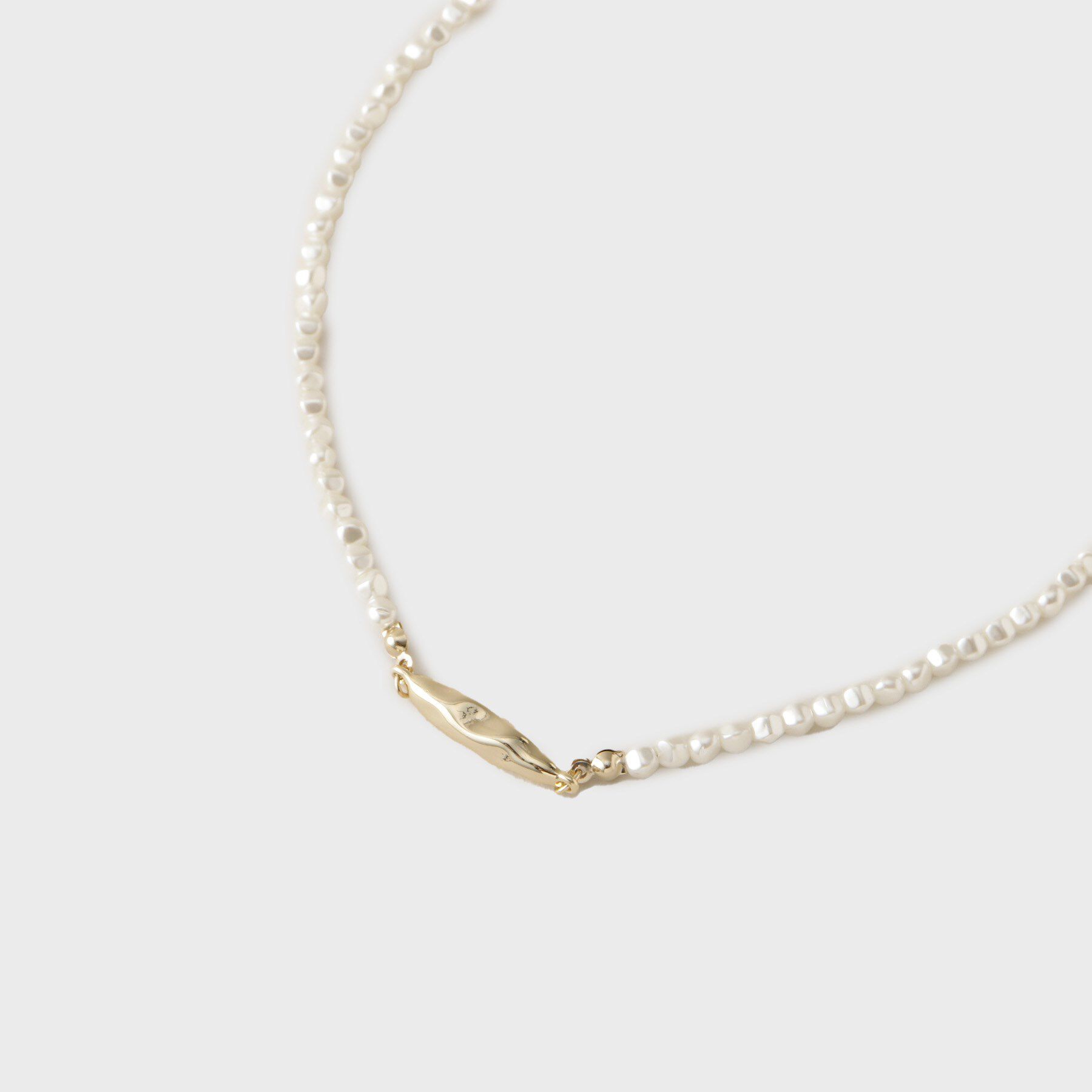 INDIVI「ランダムパール調ネックレス」|ネックレス|