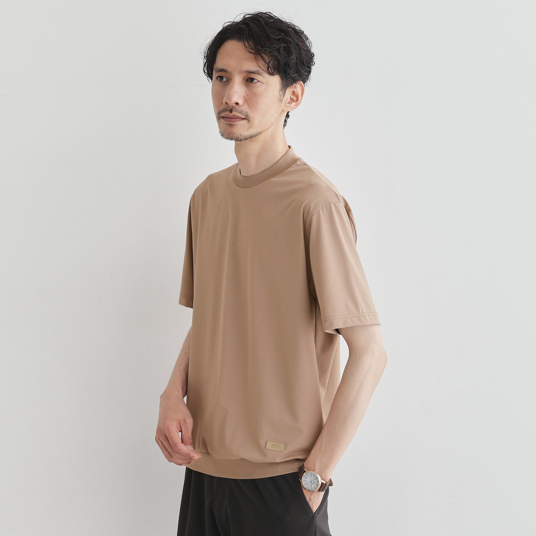 TAKEO KIKUCHI「【COOL CITY WEAR】テーラードTシャツ /接触冷感」|Tシャツ・カットソー|