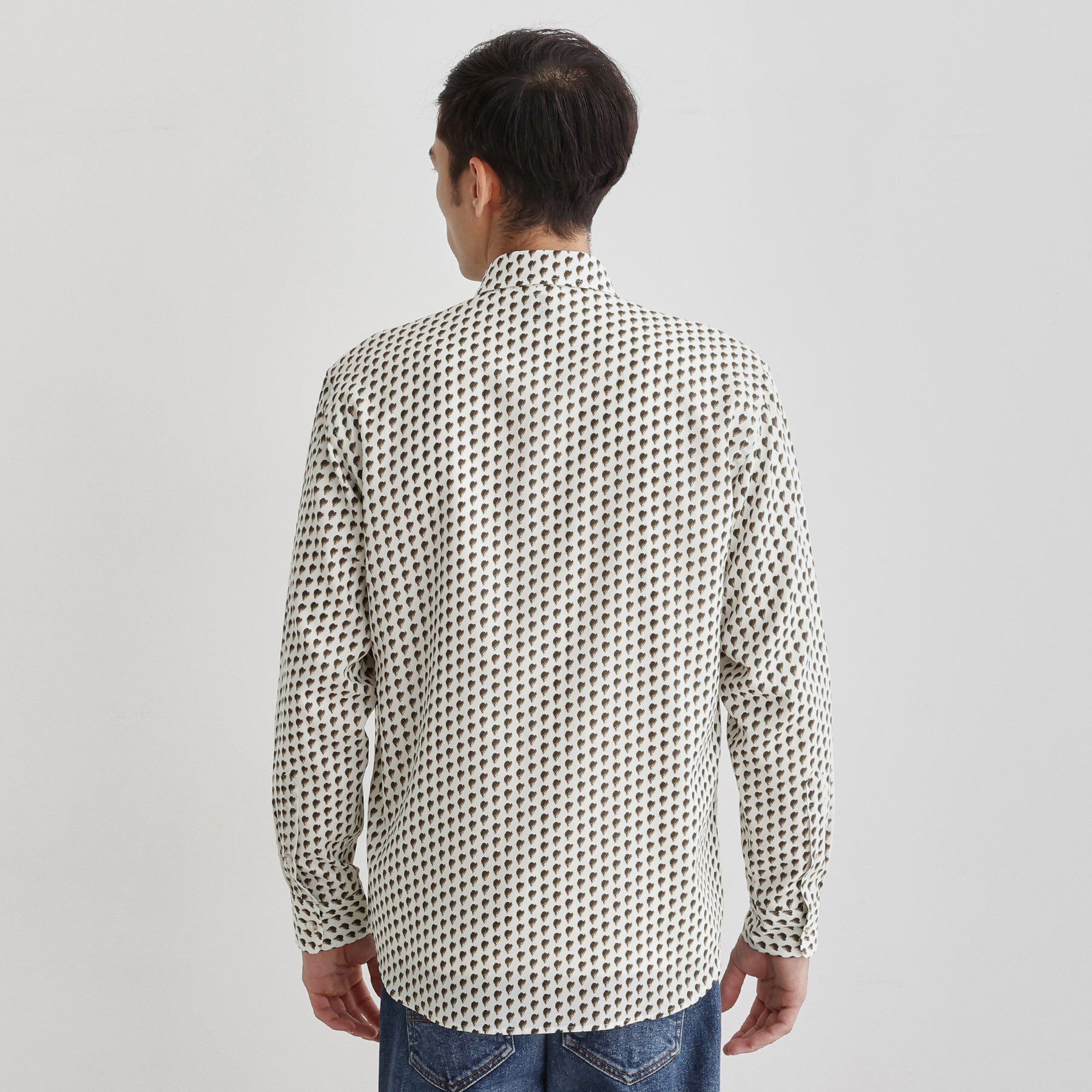 TAKEO KIKUCHI「ボーラーハット柄 長袖シャツ」|シャツ・ブラウス|