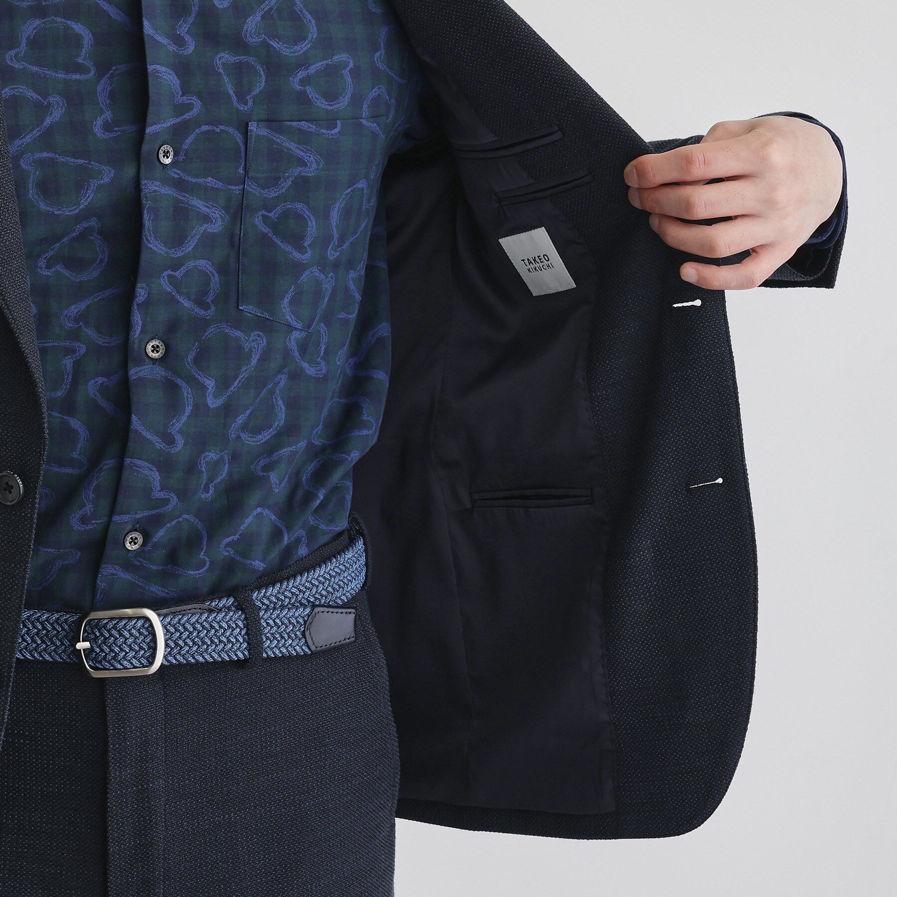 TAKEO KIKUCHI「【Sサイズ～】ラッセルメッシュ ジャケット」|テーラードジャケット|