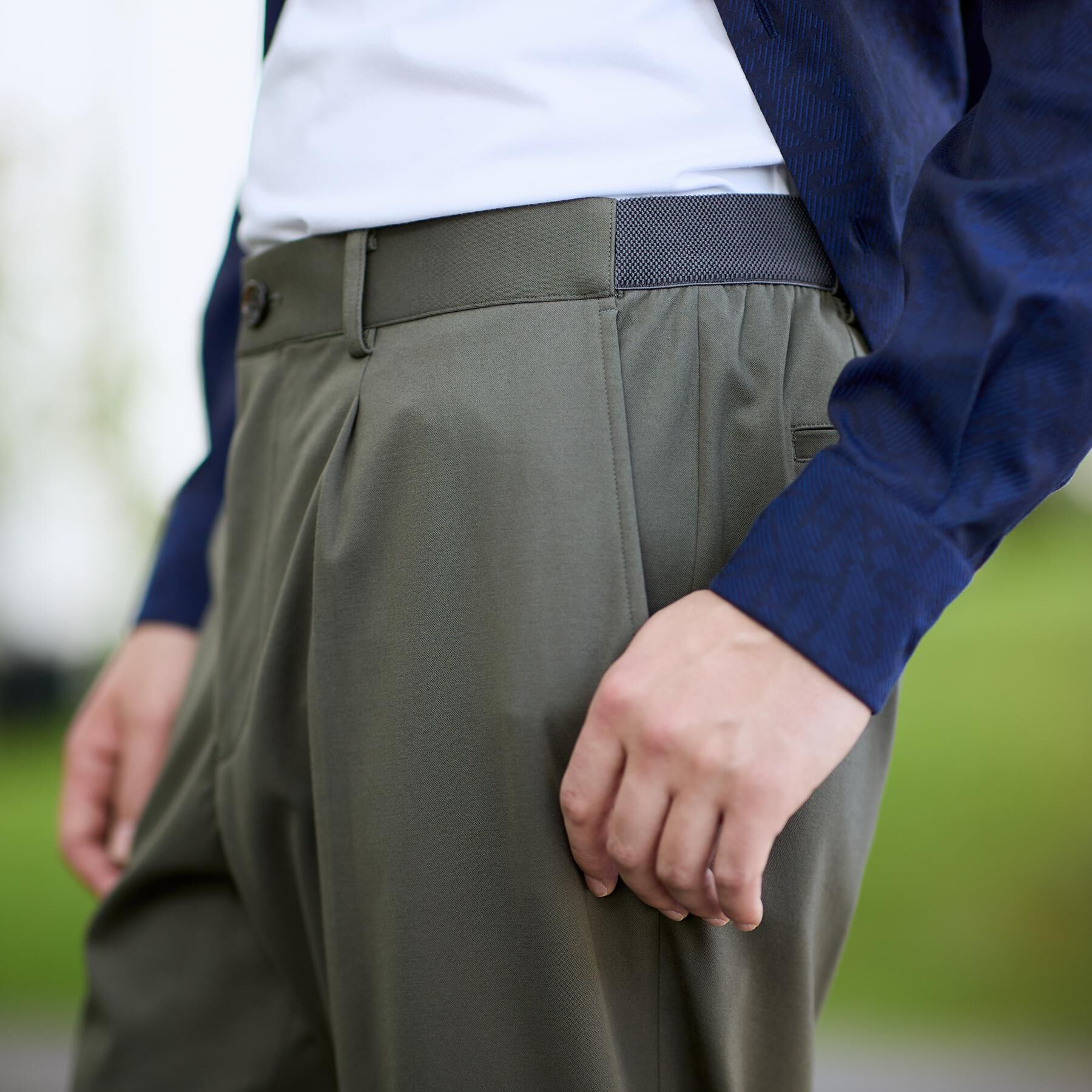 TAKEO KIKUCHI「サイドゴアウエスト スリム スラックス」|その他|