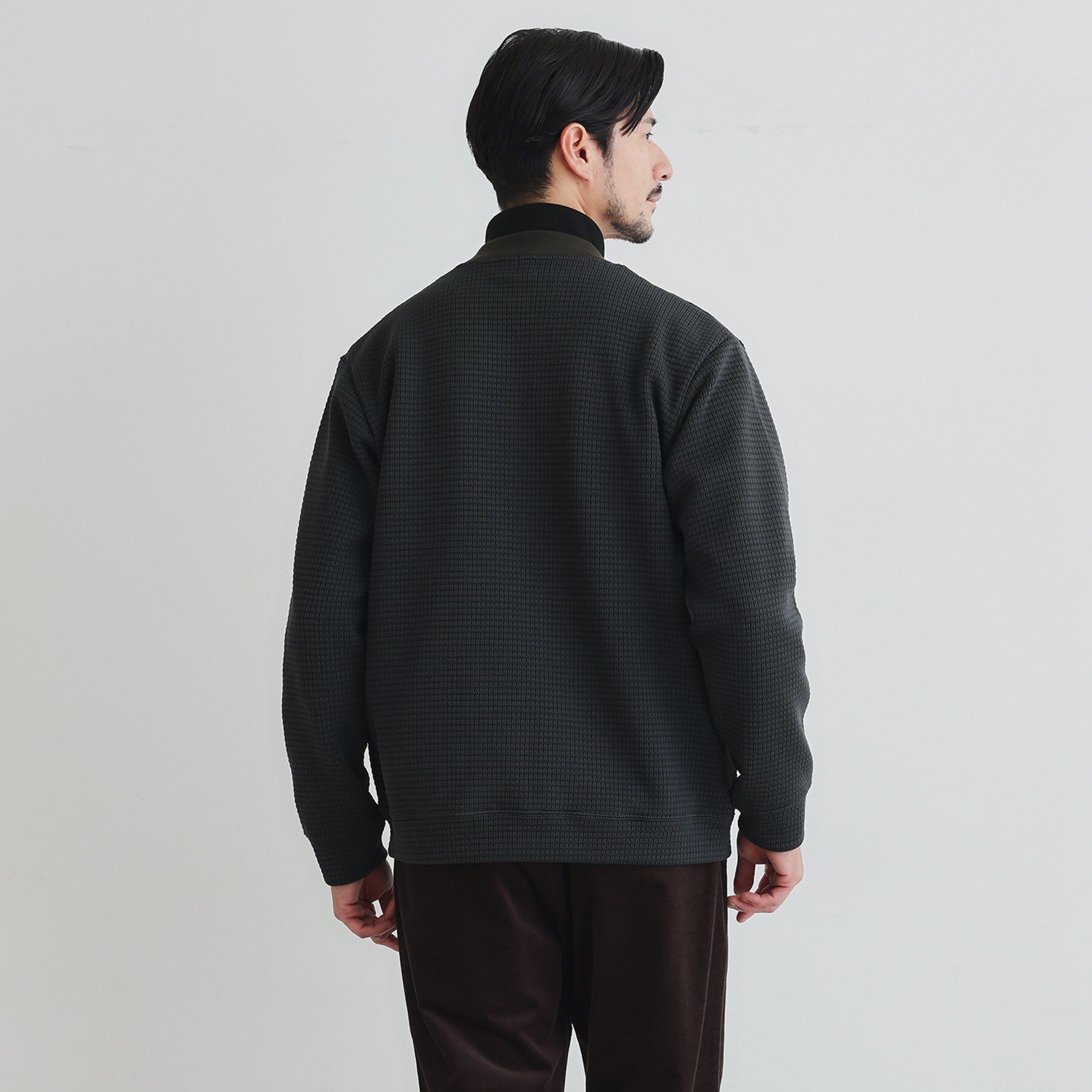 TAKEO KIKUCHI「ニットライクジャージ ブルゾン」|ブルゾン・スタジャン|