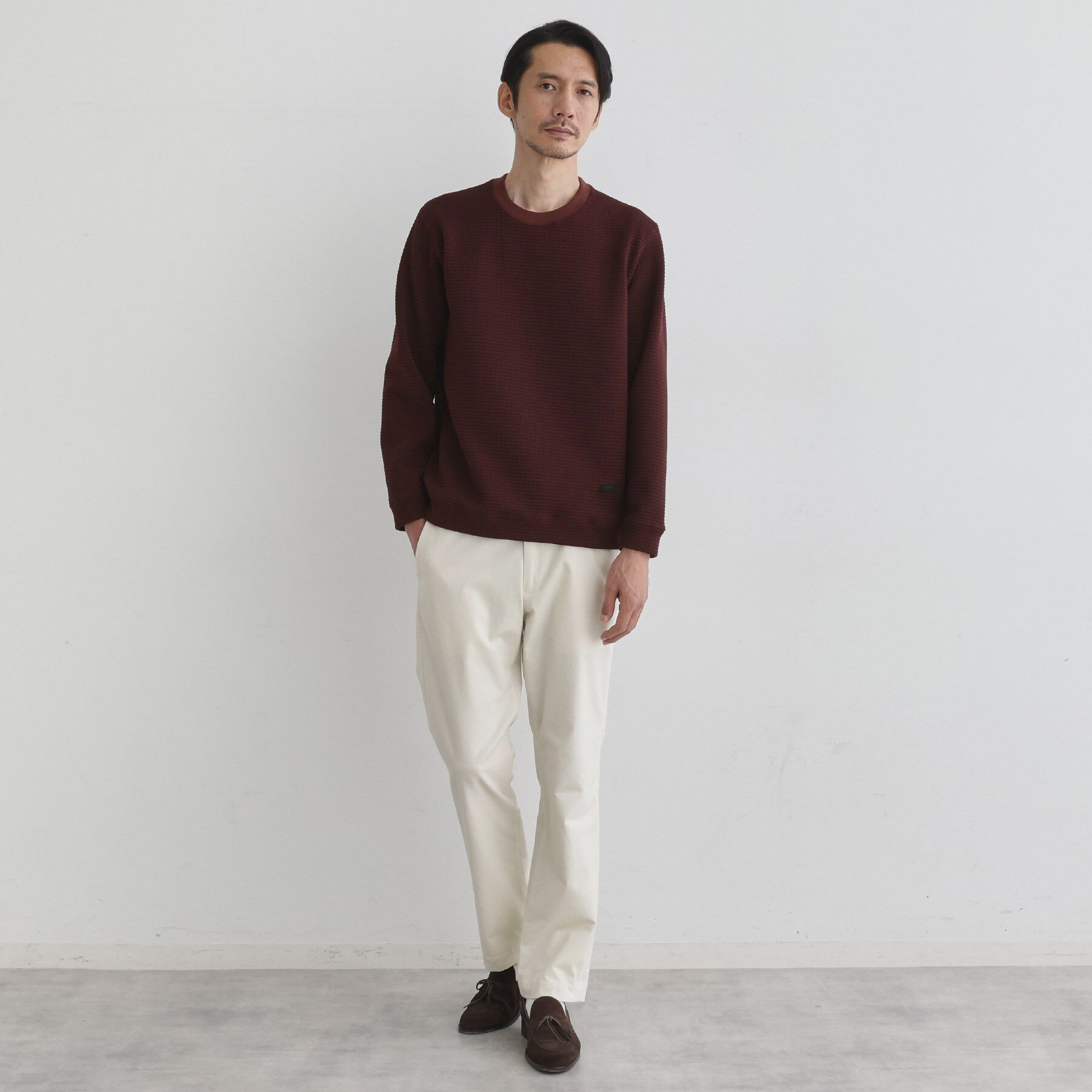 TAKEO KIKUCHI「ニットライク プルオーバー」|Tシャツ・カットソー|