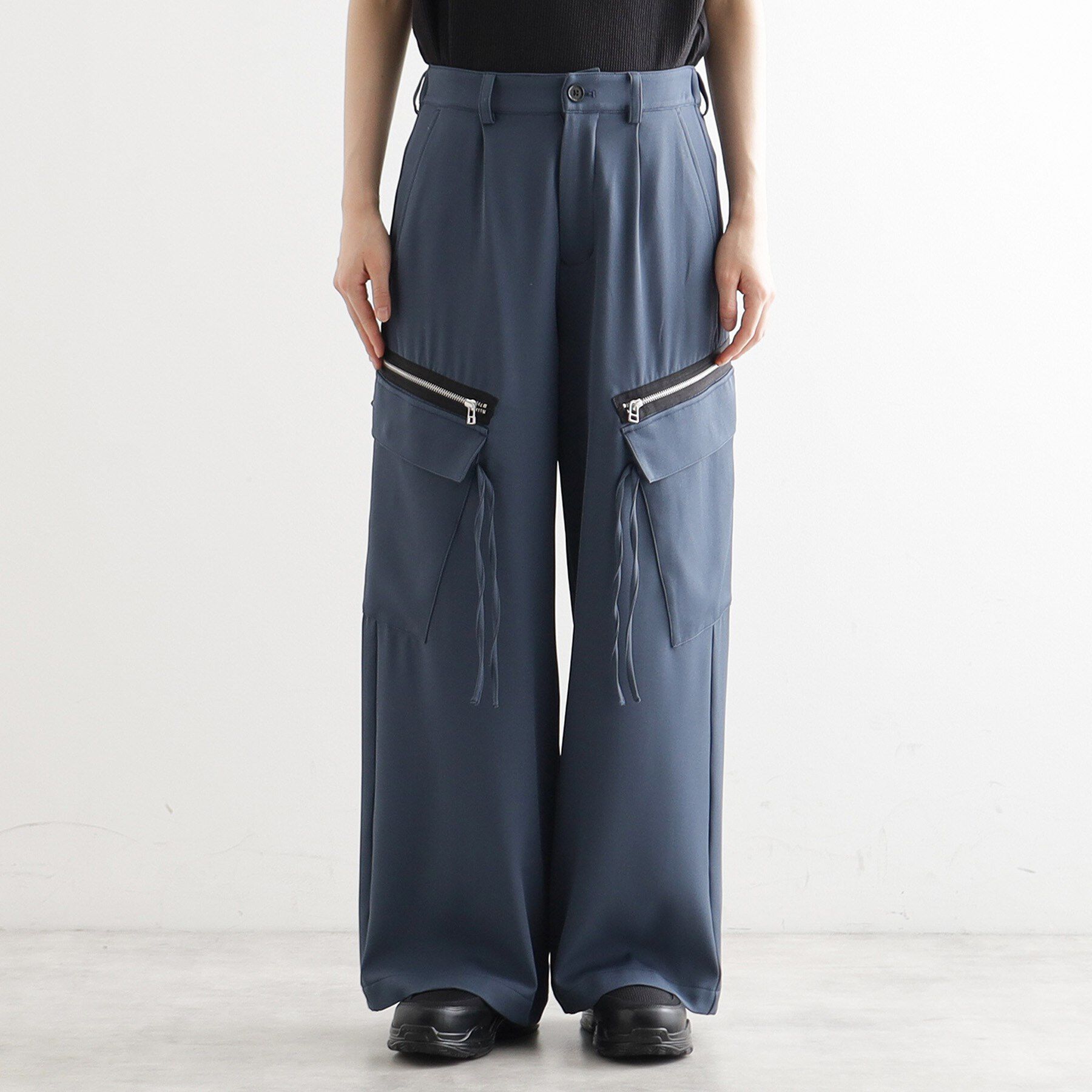 tk.TAKEO KIKUCHI「AラインサイドZIPカーゴパンツ」|その他|