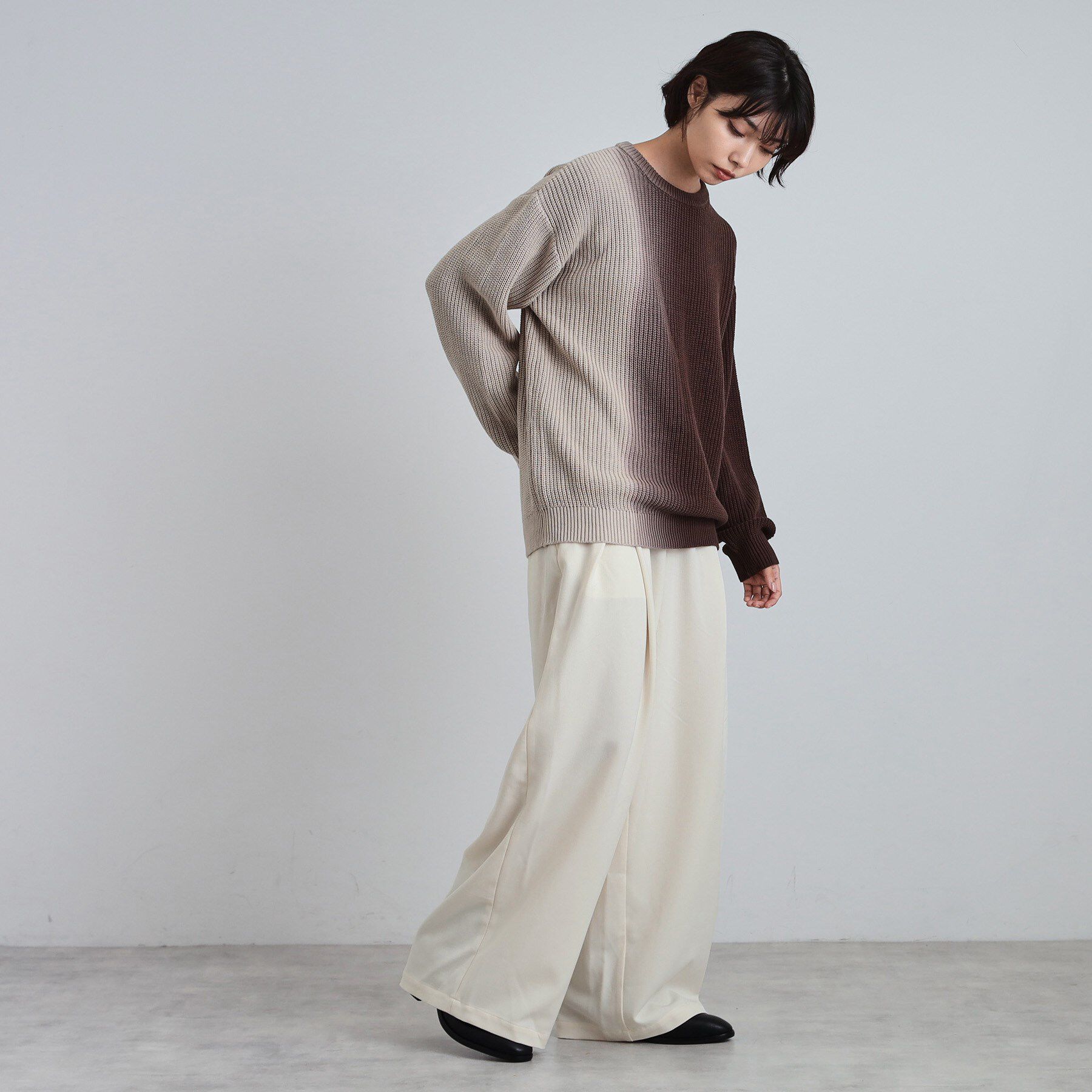 tk.TAKEO KIKUCHI「【スーパーワイドバギースラックスパンツ」|その他|