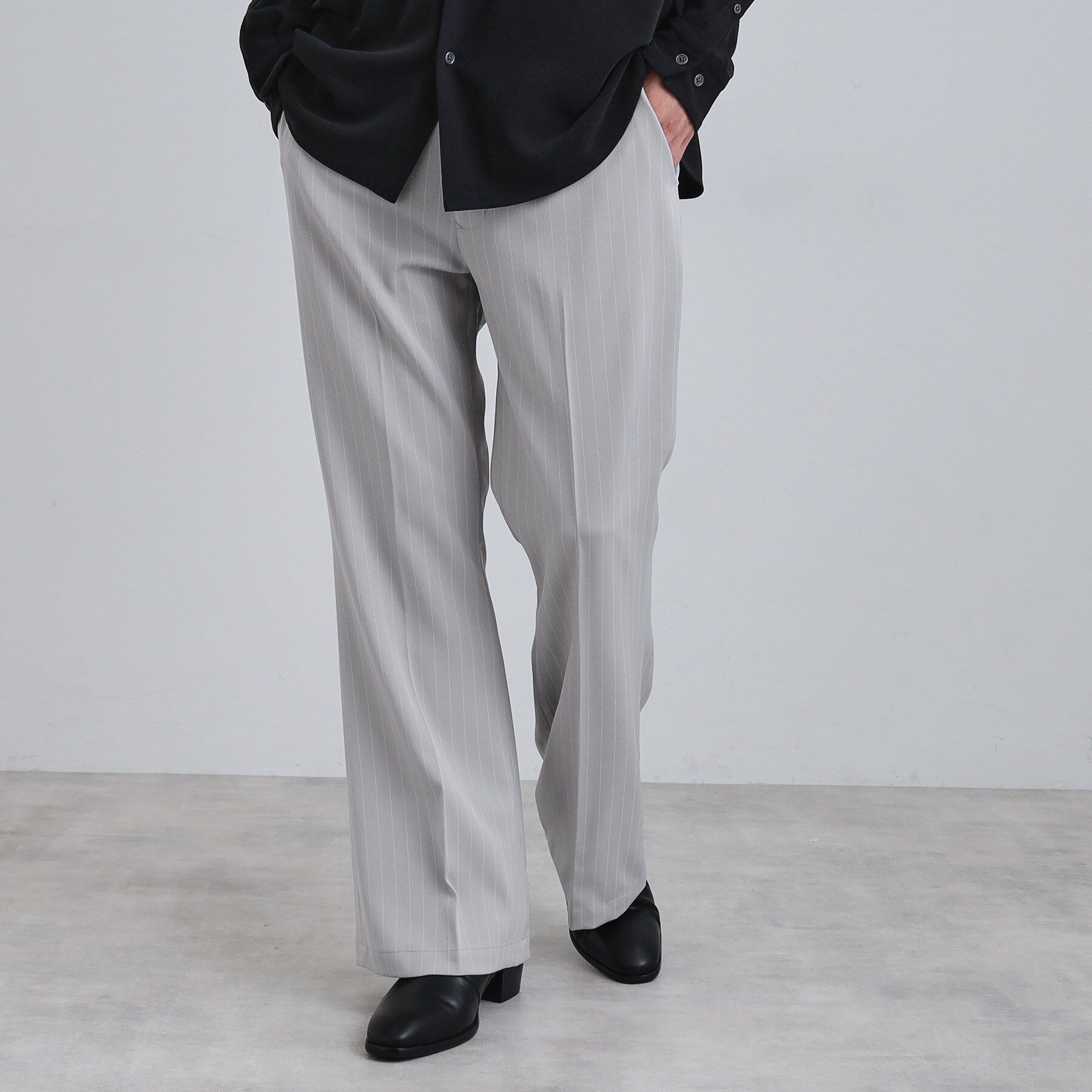 tk.TAKEO KIKUCHI「ピンストライプフレアスラックス」|その他|