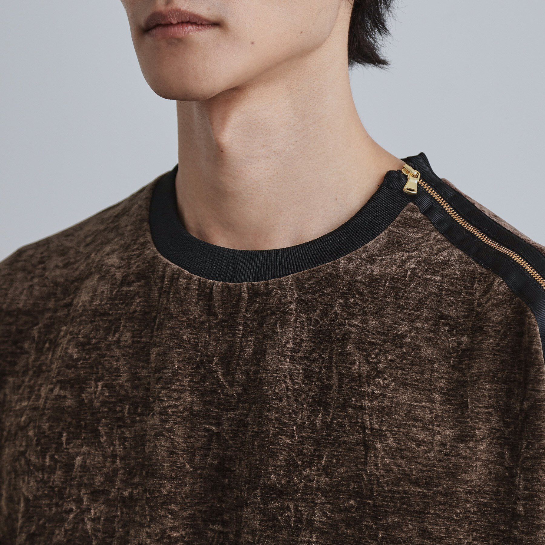 tk.TAKEO KIKUCHI「クラッシュベロアカットソー」|Tシャツ・カットソー|