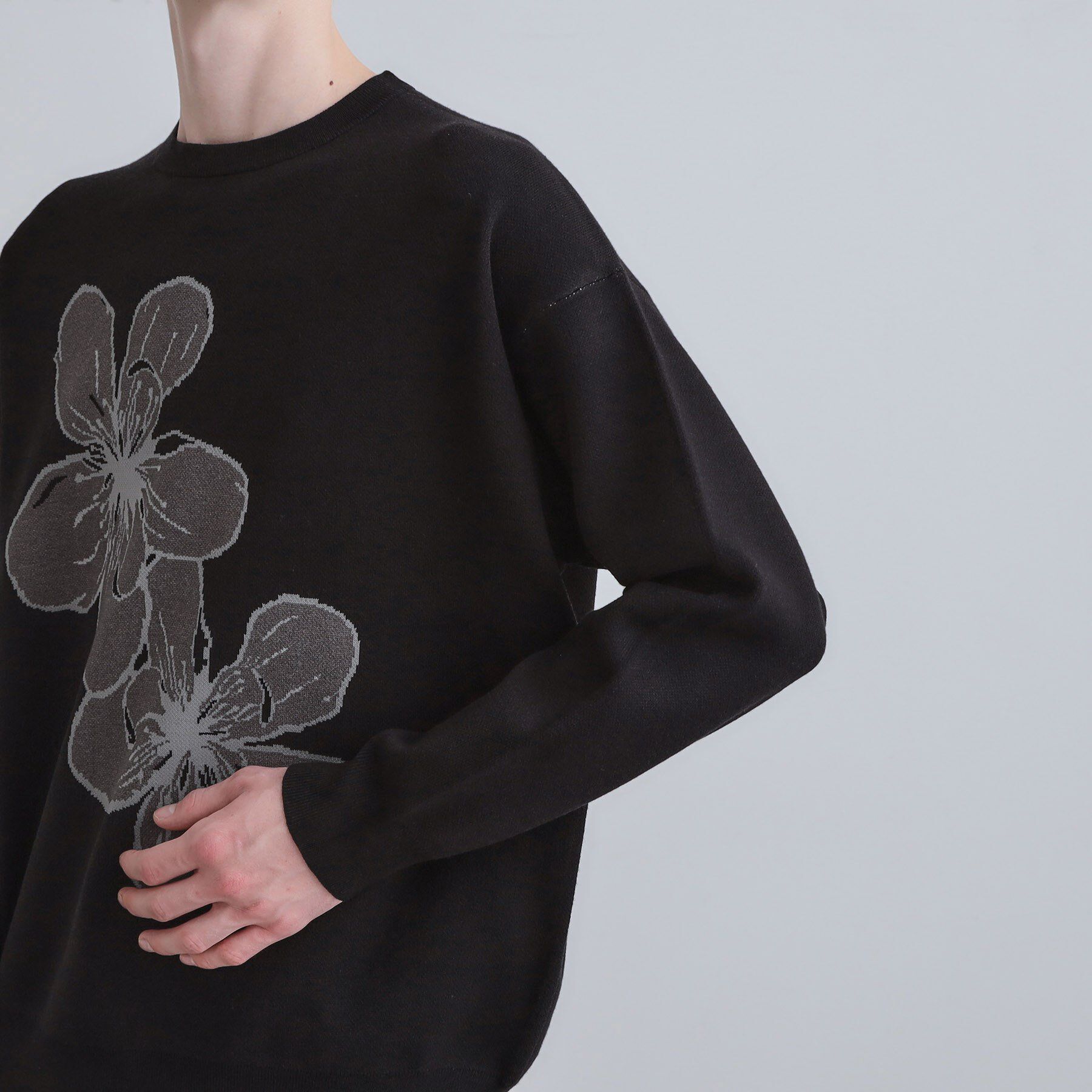 tk.TAKEO KIKUCHI「フラワーニットプルオーバー」|ニット・セーター|