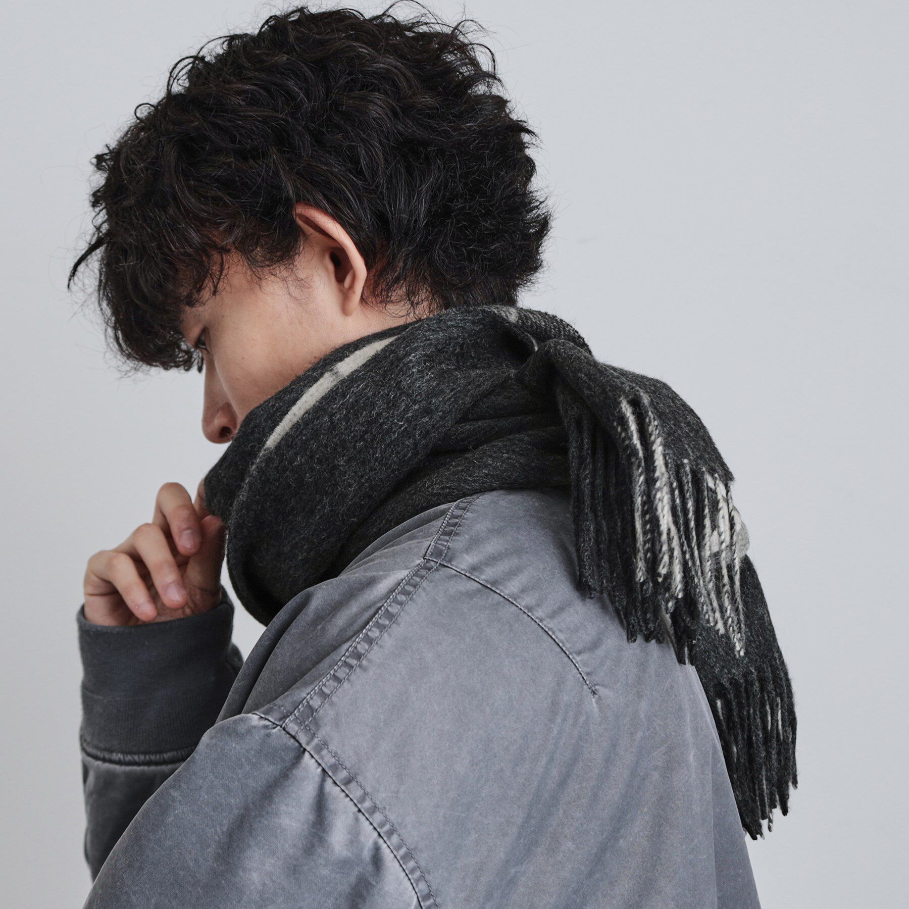 tk.TAKEO KIKUCHI「カシミヤ混マフラー」|ストール|