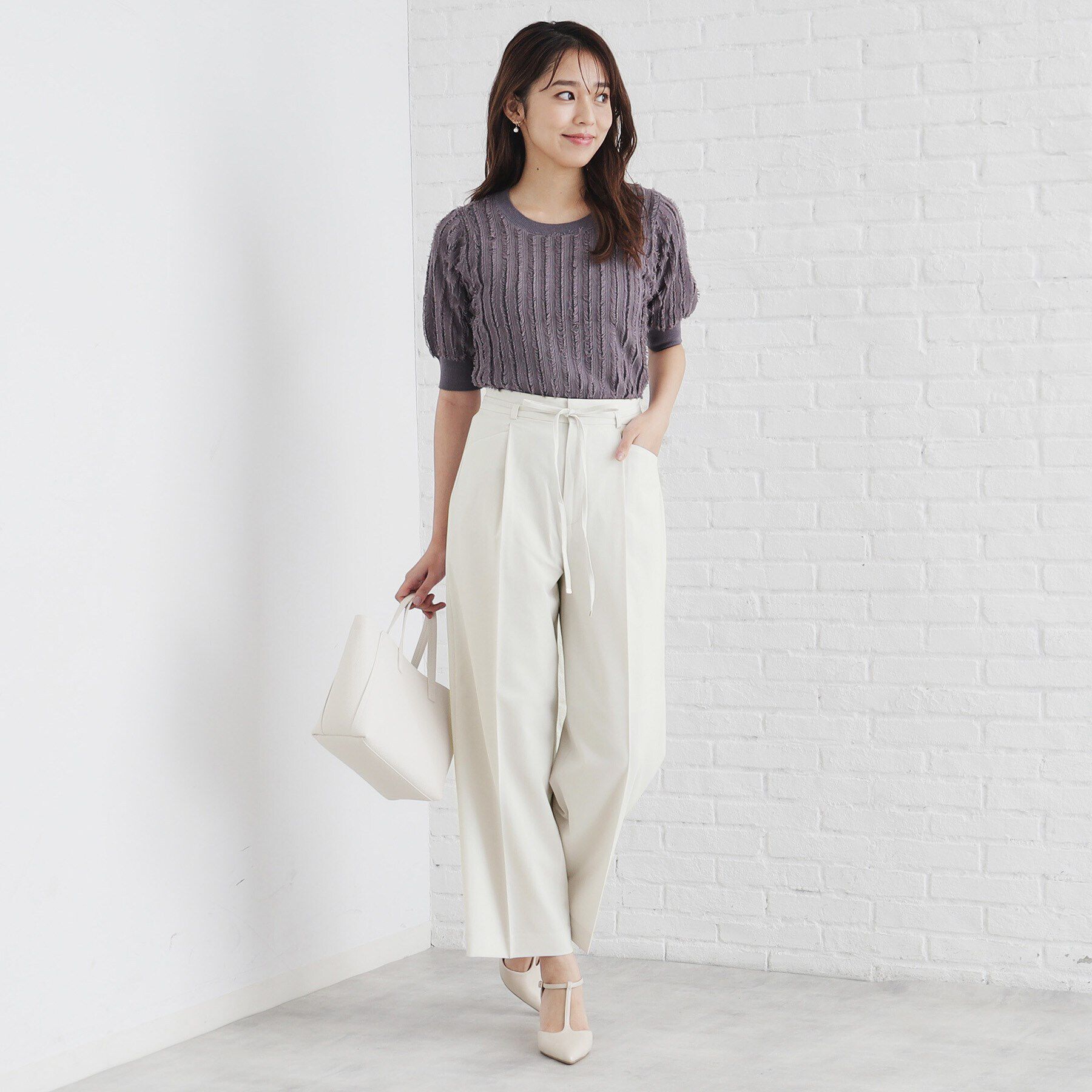 index「ツイルタックワイドパンツ【洗濯機洗い可/防シワ】」|その他|