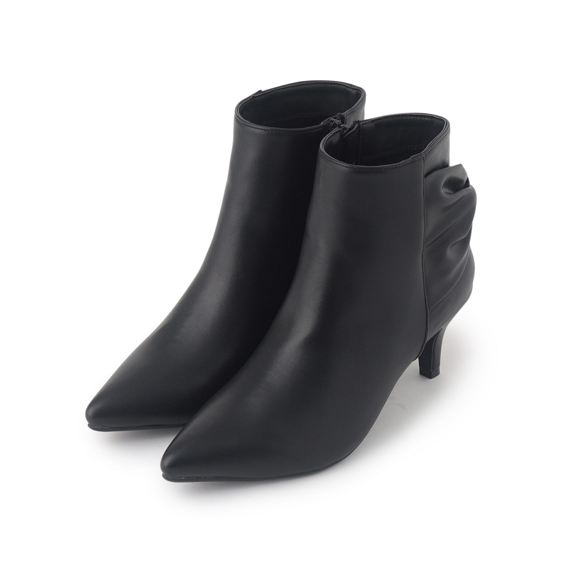 index「バックリボンショートブーツ」|ショートブーツ|ブラック(019)