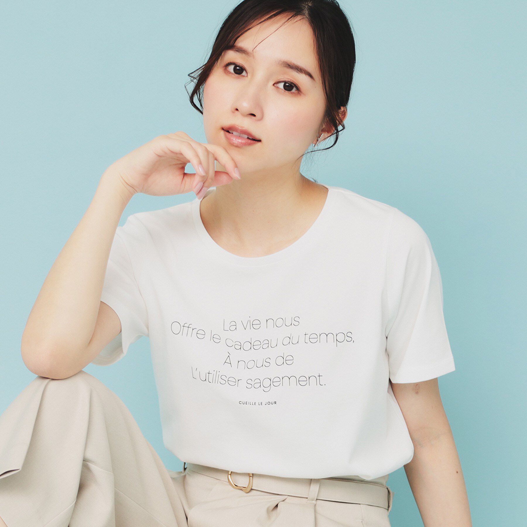 index「《ツインセット》ロゴT&times;チュールキャミ【UVケア/接触冷感/洗濯機洗い可】」|その他|