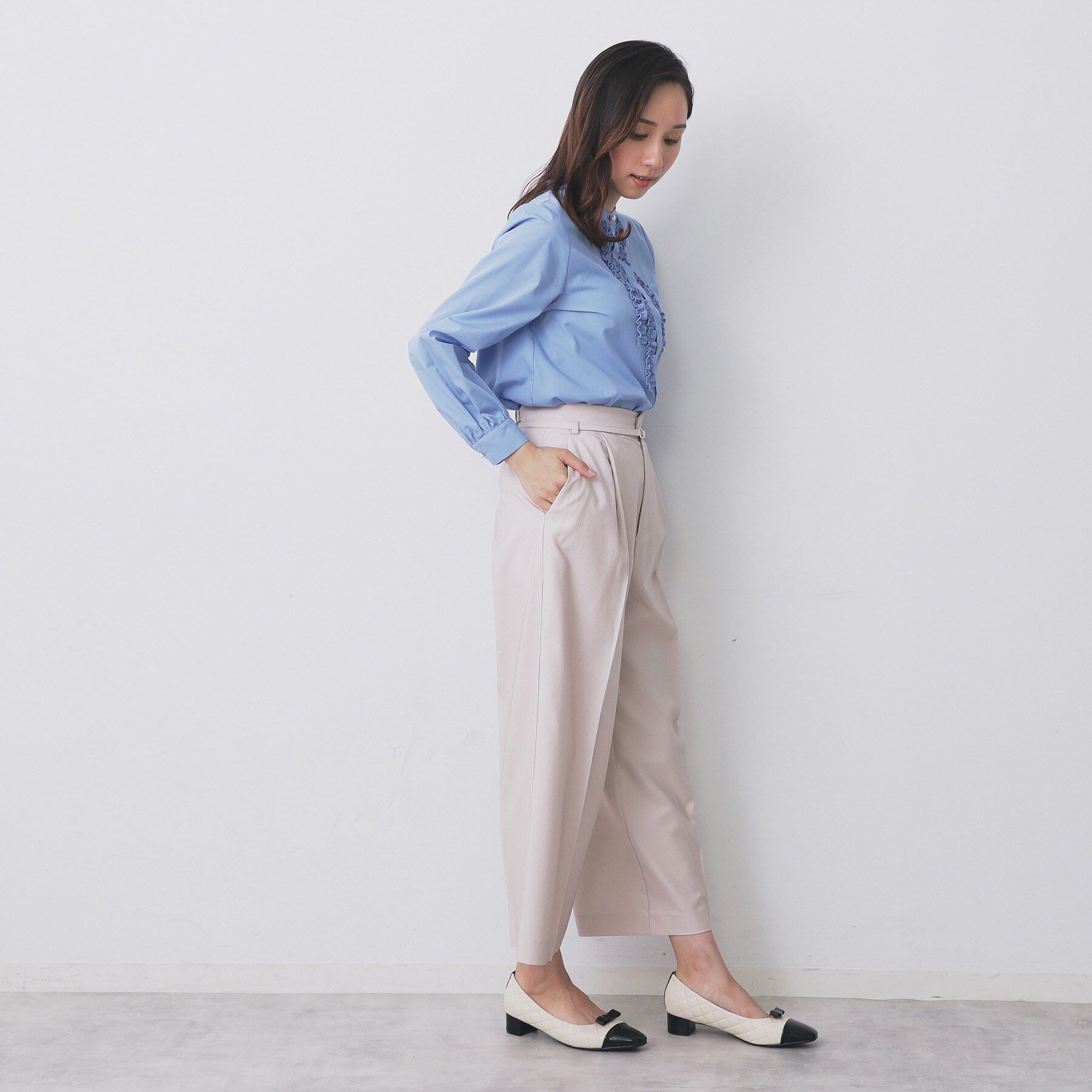 index「【2WAY】リボン取外し可能キルティングパンプス」|パンプス|