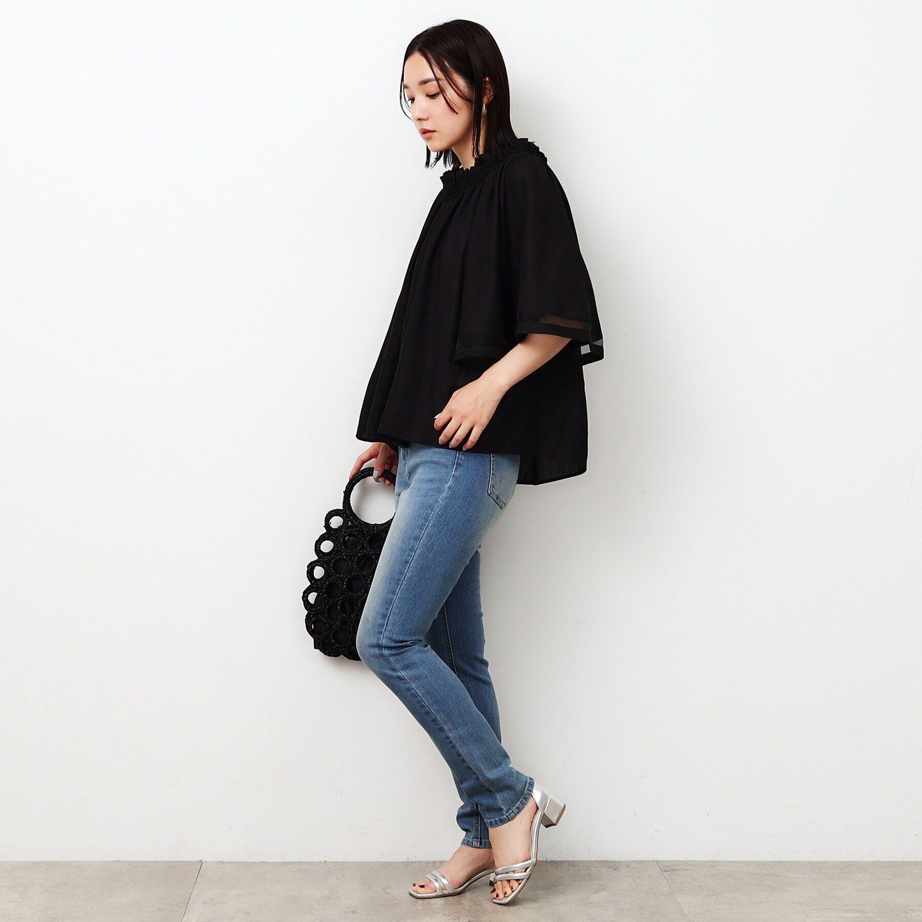 OPAQUE.CLIP「≪SS－LLsize≫スキニーデニムパンツ【洗濯機洗い可】」|その他|