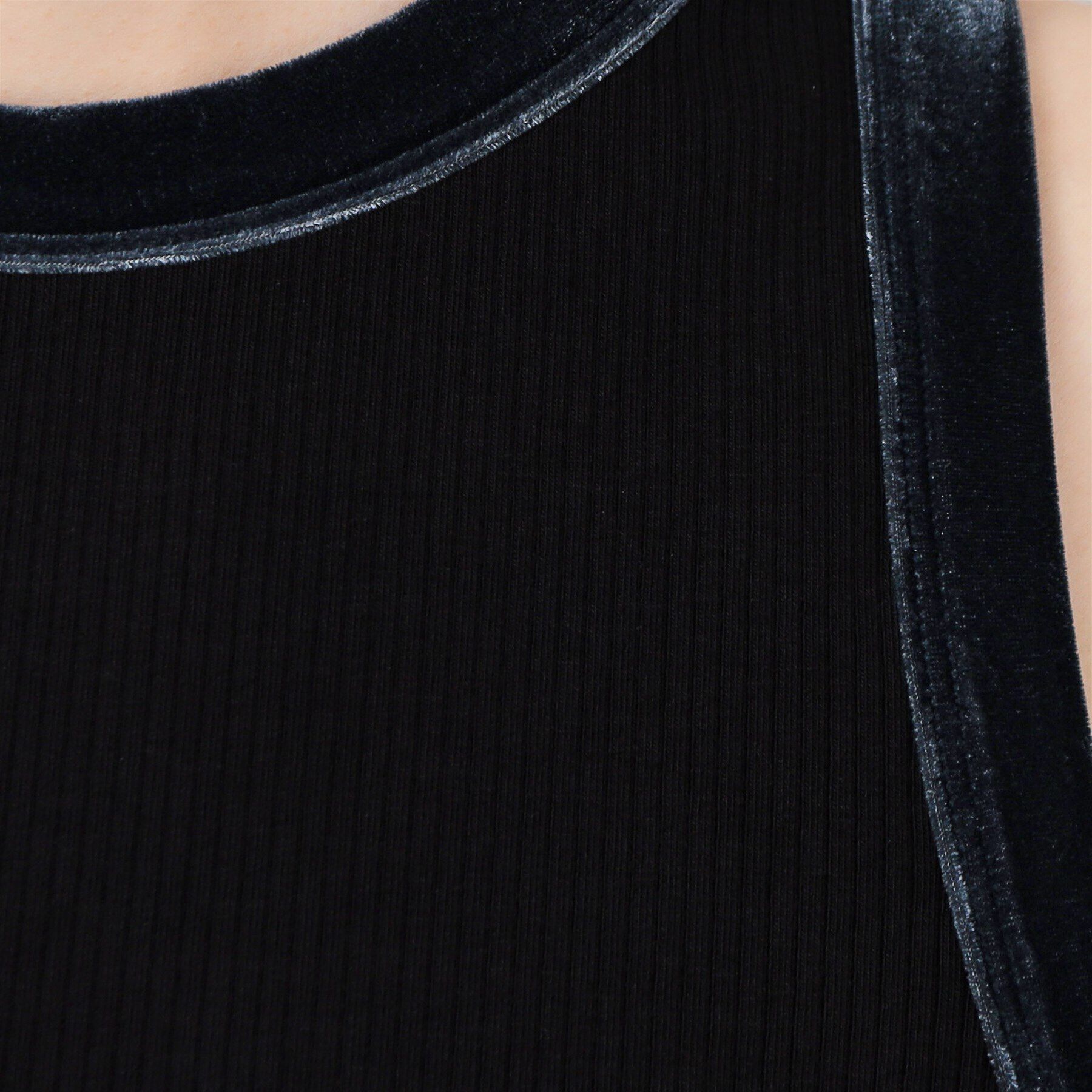 OPAQUE.CLIP「《VERY掲載》ベロア使いリブタンクトップ【洗濯機洗い可】」|キャミソール|