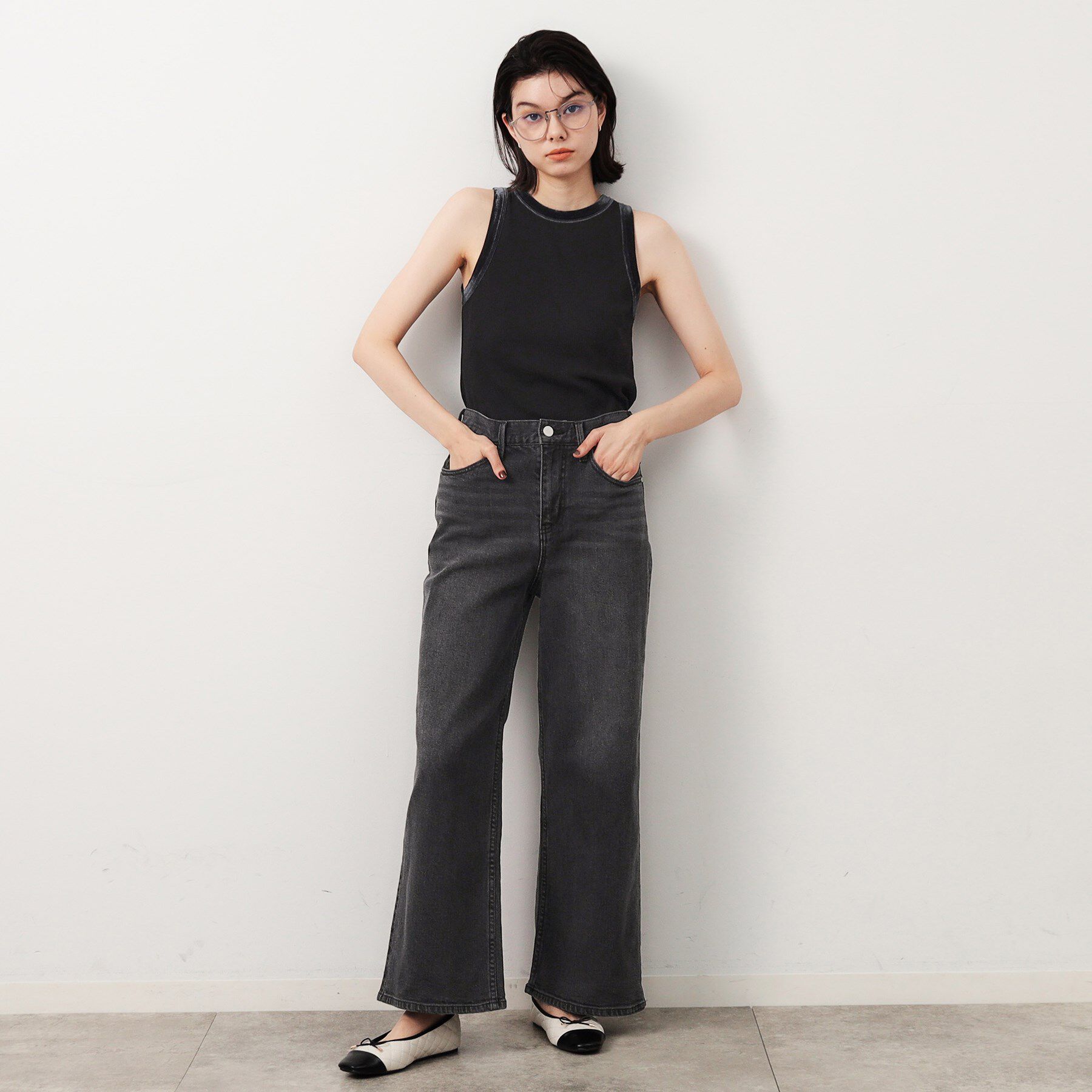 OPAQUE.CLIP「ストレッチバギーデニム／オーガニックコットン混【洗濯機洗い可】」|その他|