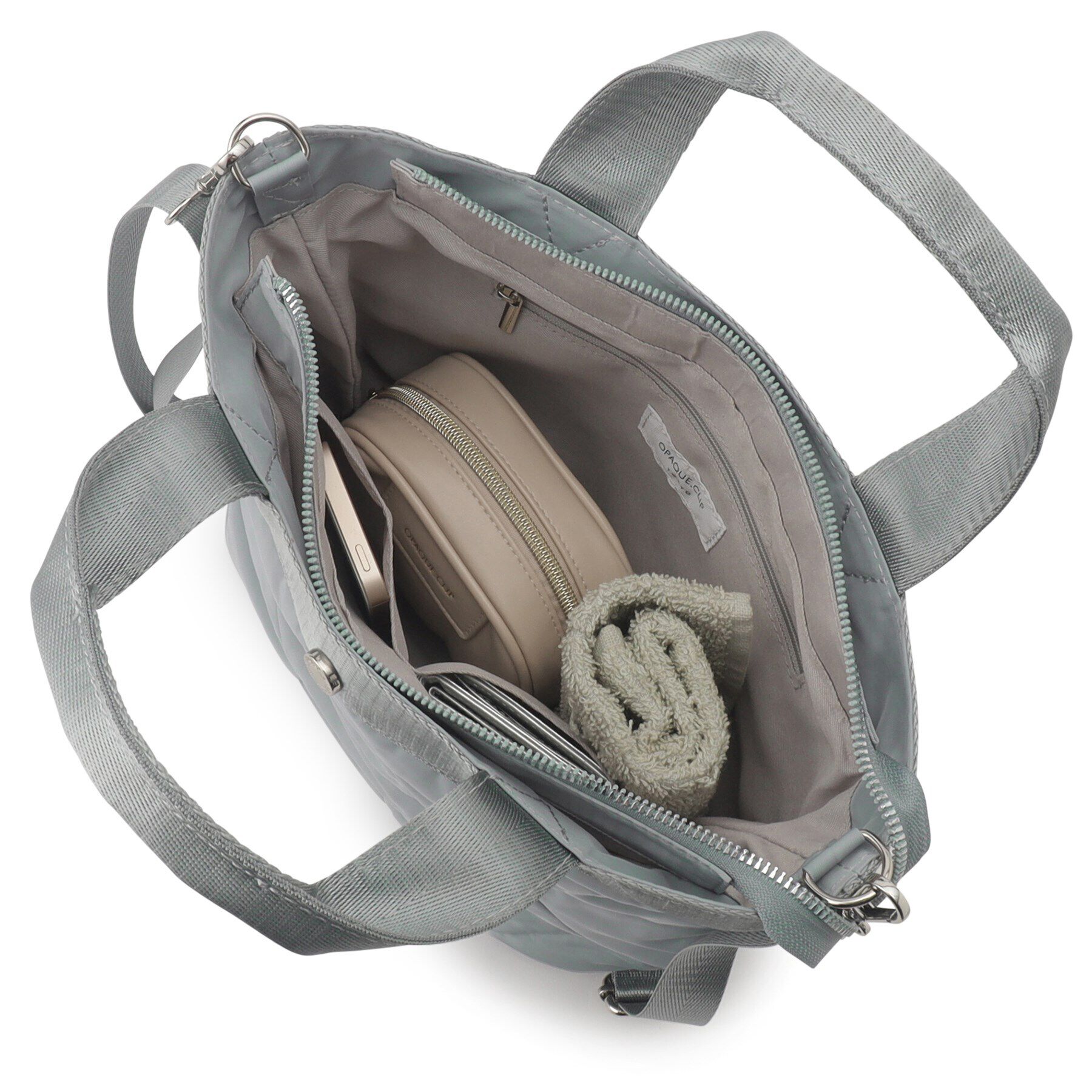 OPAQUE.CLIP「【2WAY】トライアングルミドルトートバッグ」|トートバッグ|