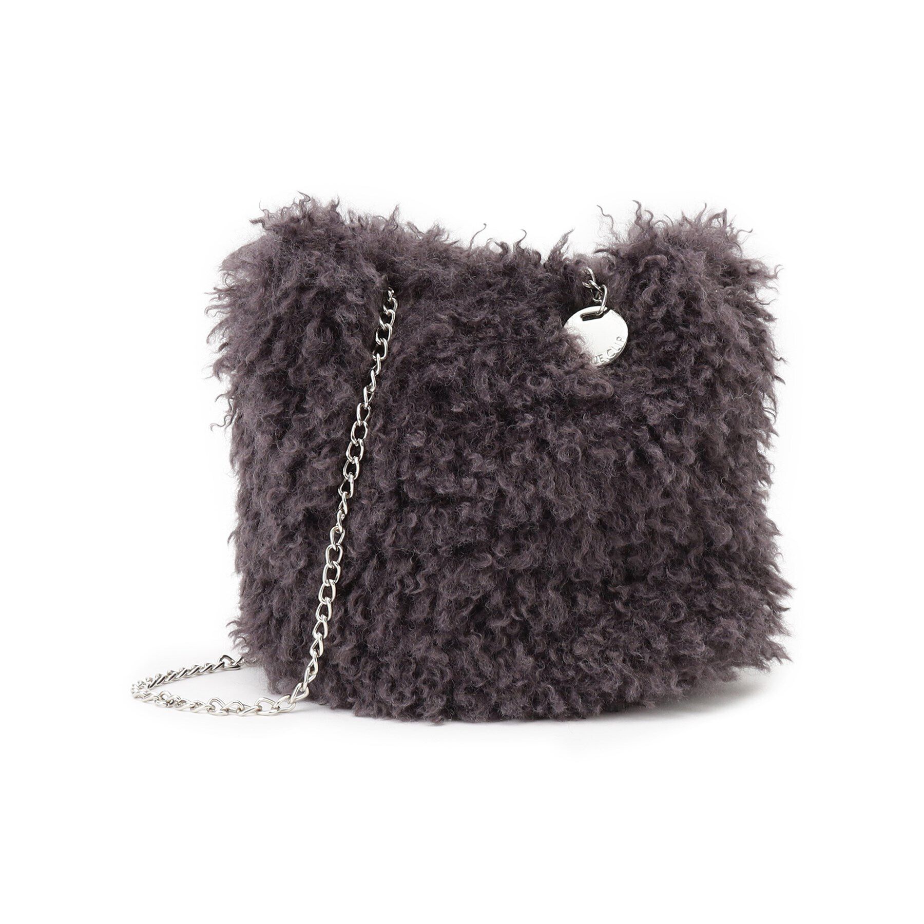 OPAQUE.CLIP「【2WAY】ラム風フェイクファーミニショルダーバッグ」|ショルダー・メッセンジャー|