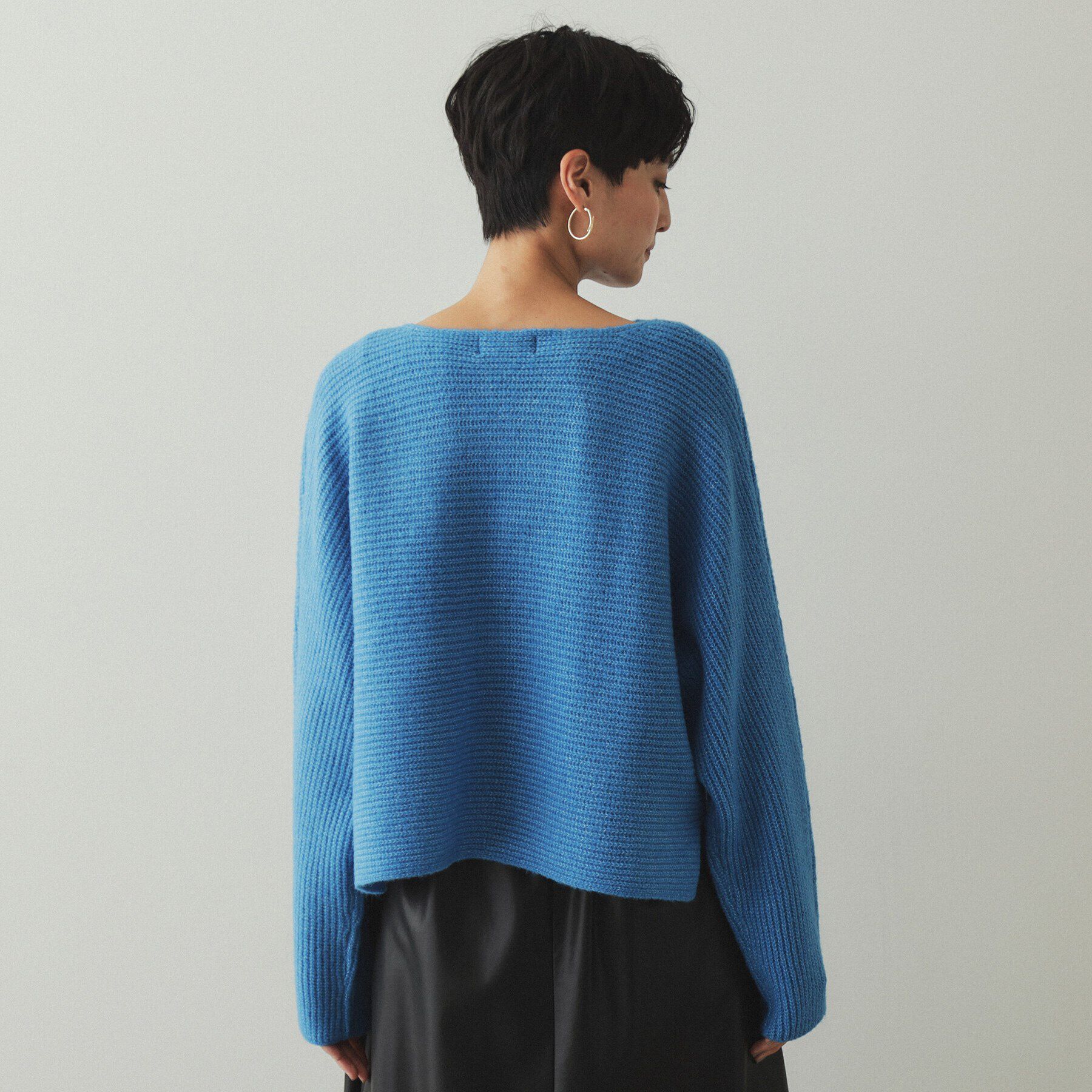 OPAQUE.CLIP「リラクシードルマンスリーブニット【洗濯機洗い可】」|ニット・セーター|