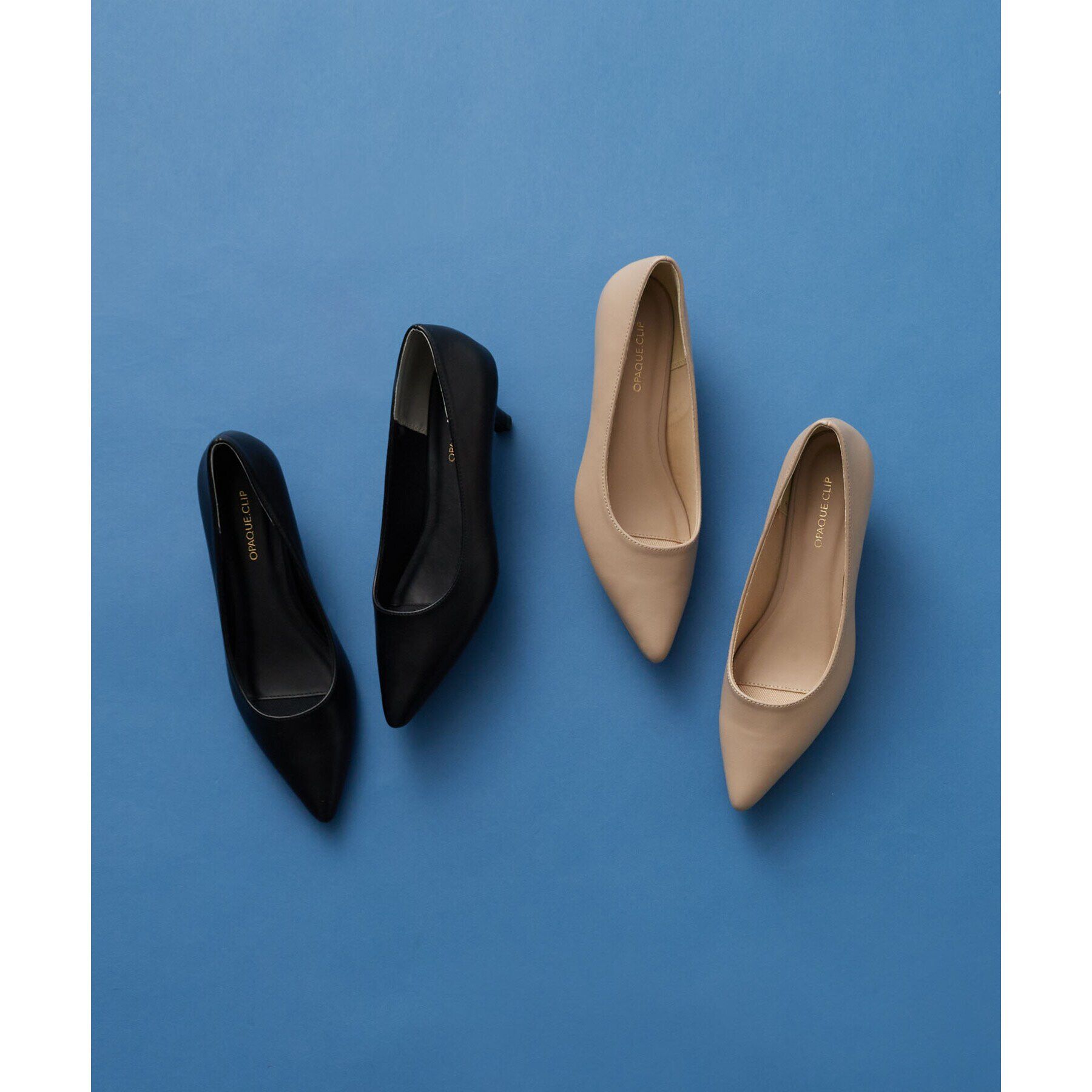 OPAQUE.CLIP「【抗菌防臭加工/低反発クッション】名品　ポインテッドトゥパンプス」|パンプス|