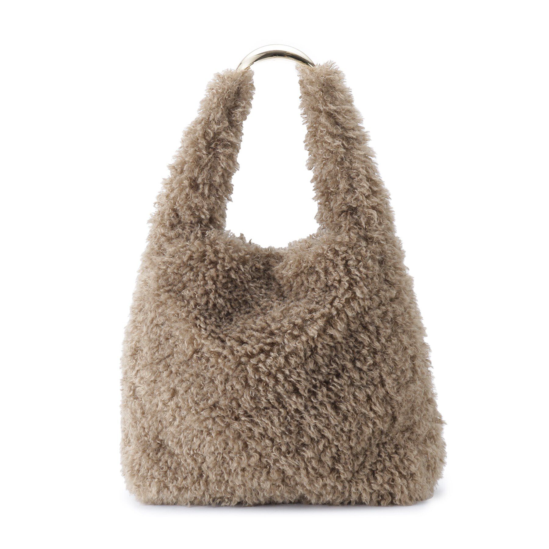 OPAQUE.CLIP「【A4サイズ対応】ラム風フェイクファーワンショルダーバッグ」|ショルダー・メッセンジャー|