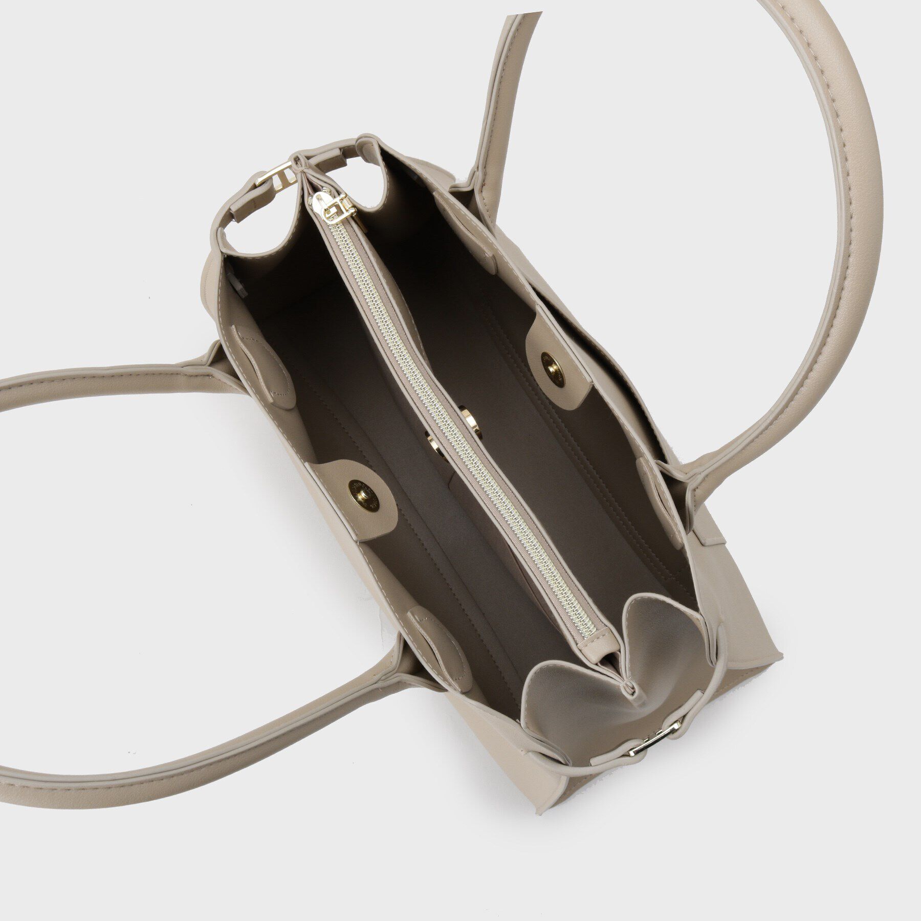 OPAQUE.CLIP「スムース合皮デザインミドルボストンバッグ」|ボストンバッグ|