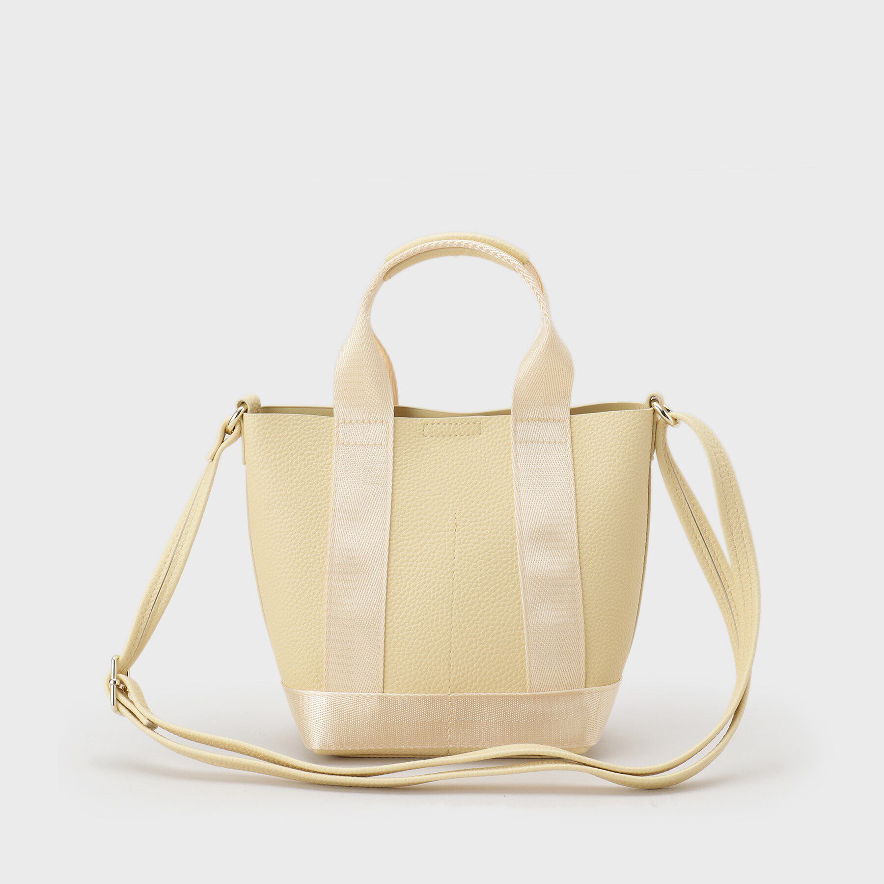 OPAQUE.CLIP「【長さ調整可能】シュリンク合皮コンビミニショルダーバッグ」|ショルダー・メッセンジャー|