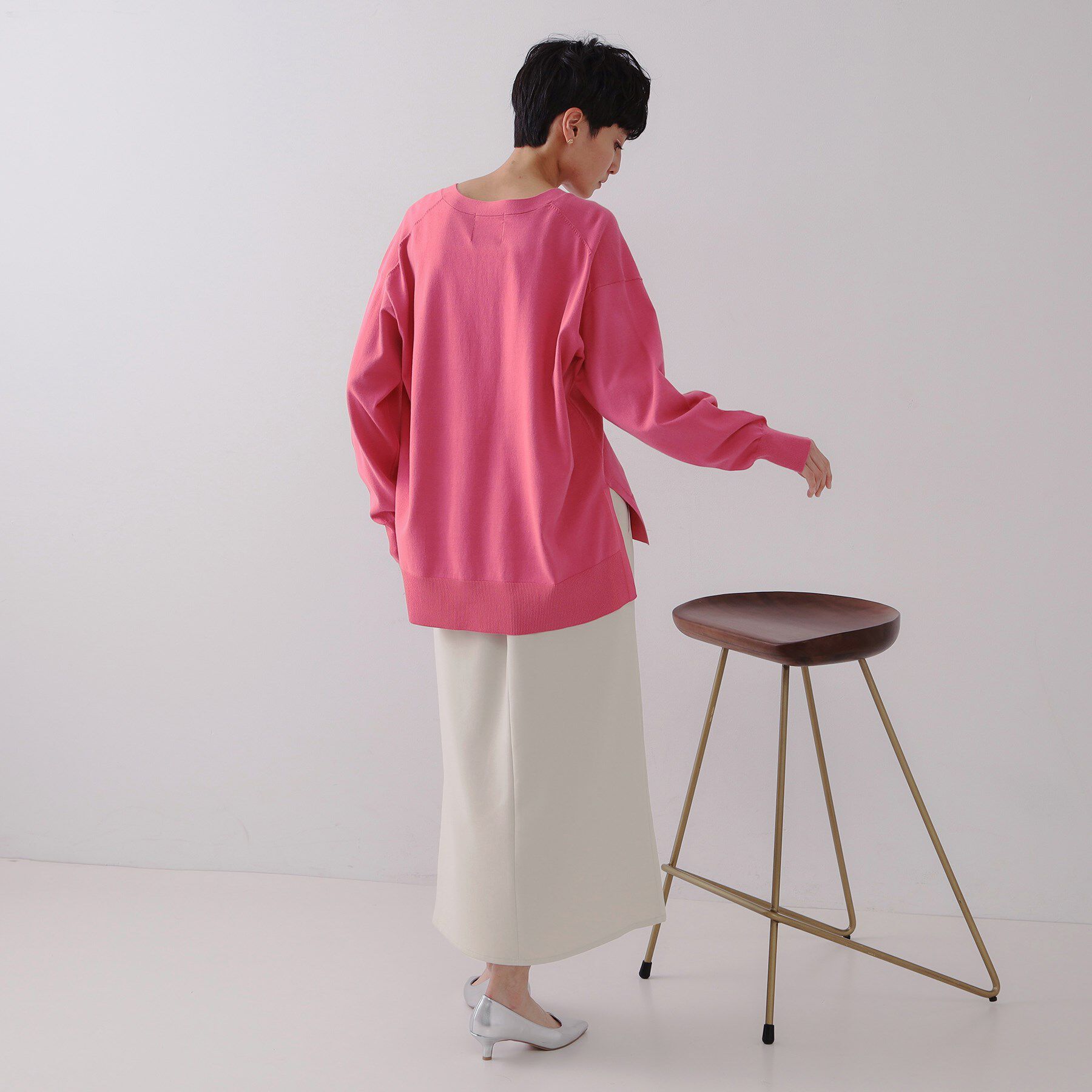 OPAQUE.CLIP「ストレッチダブルポケットタイトスカート【洗濯機洗い可/防シワ】」|スカート|