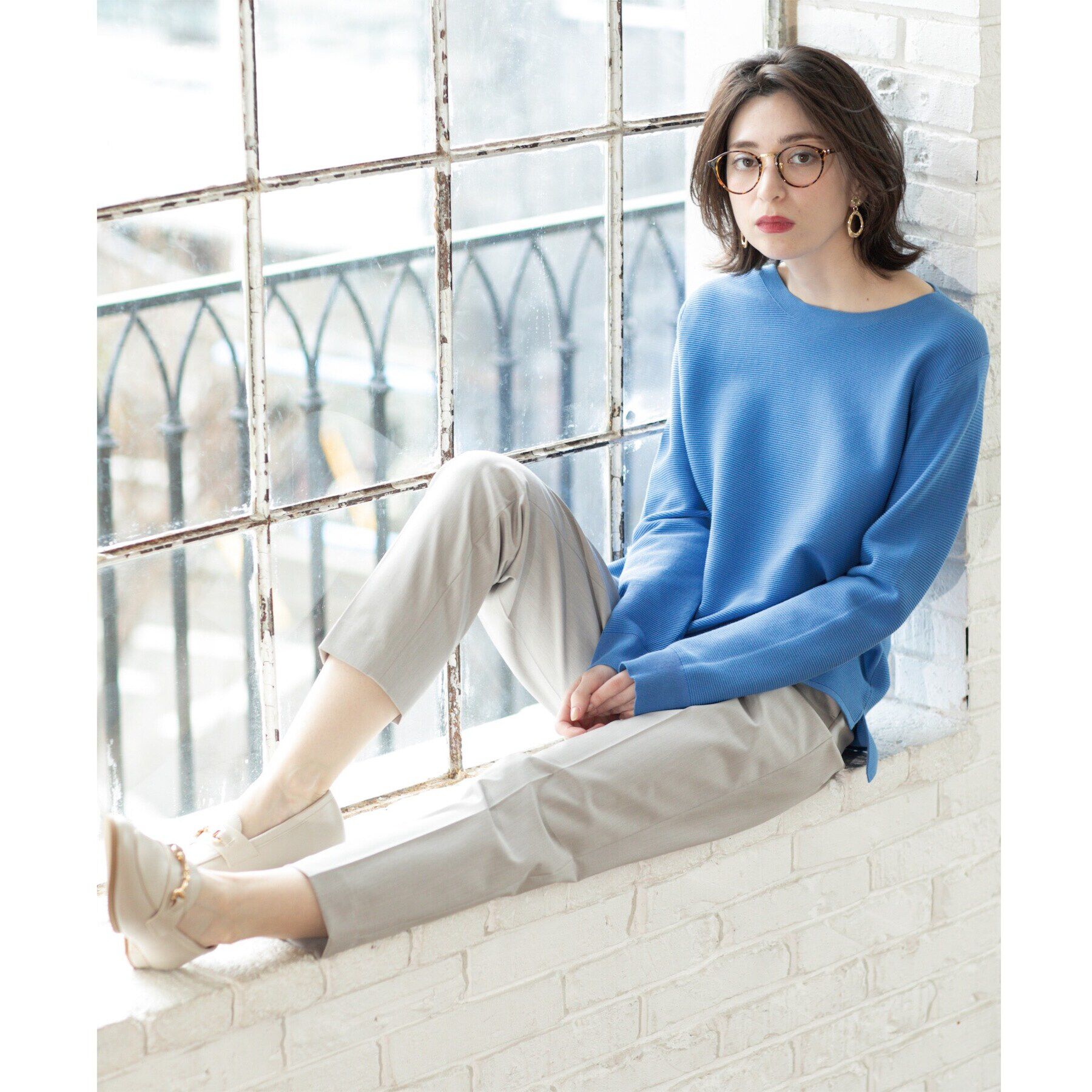 OPAQUE.CLIP「美脚ストレッチテーパードパンツ【洗濯機洗い可】」|その他|