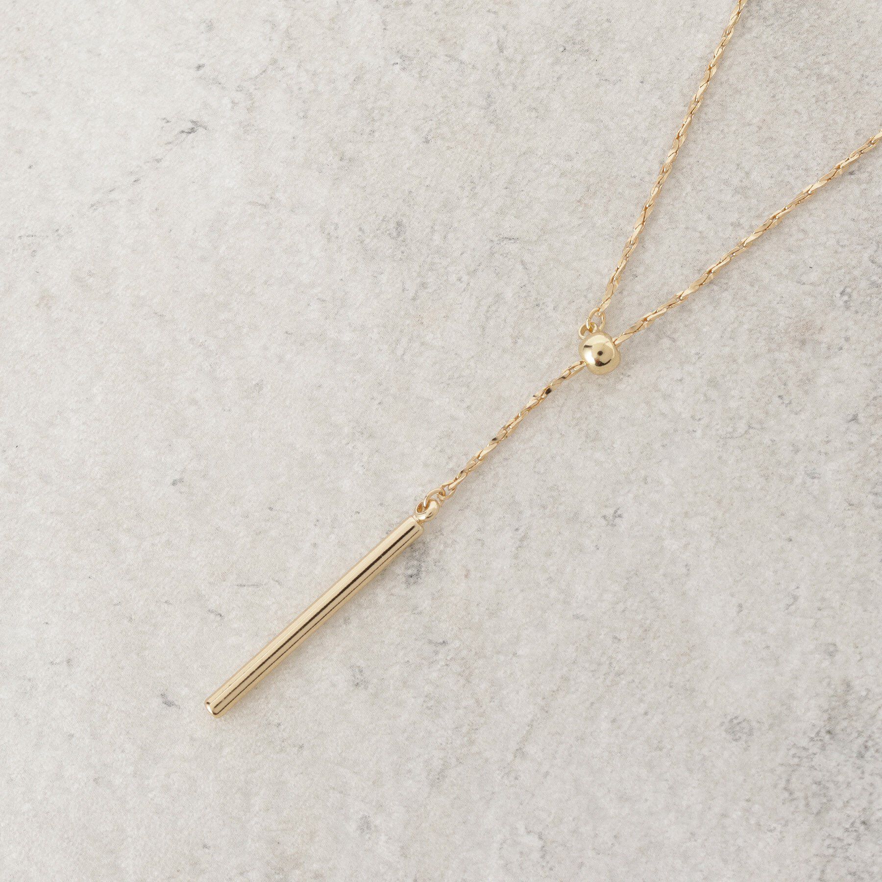 OPAQUE.CLIP「ダブルリングネックレス」|ネックレス|