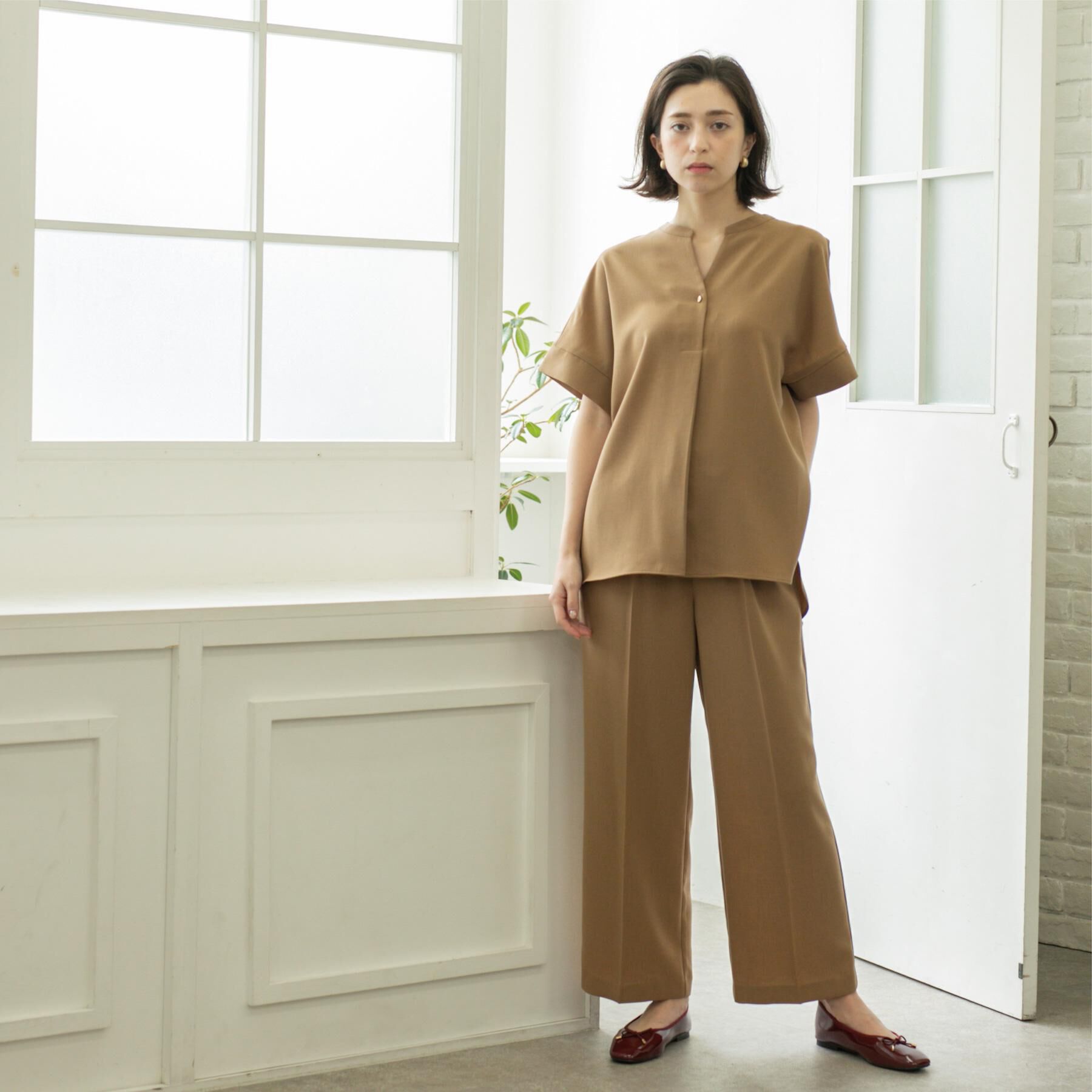 OPAQUE.CLIP「《丈が選べる/SS-LLサイズ》美脚ストレッチイージーワイドパンツ/セットアップ対応【防シワ/洗濯機」|その他|