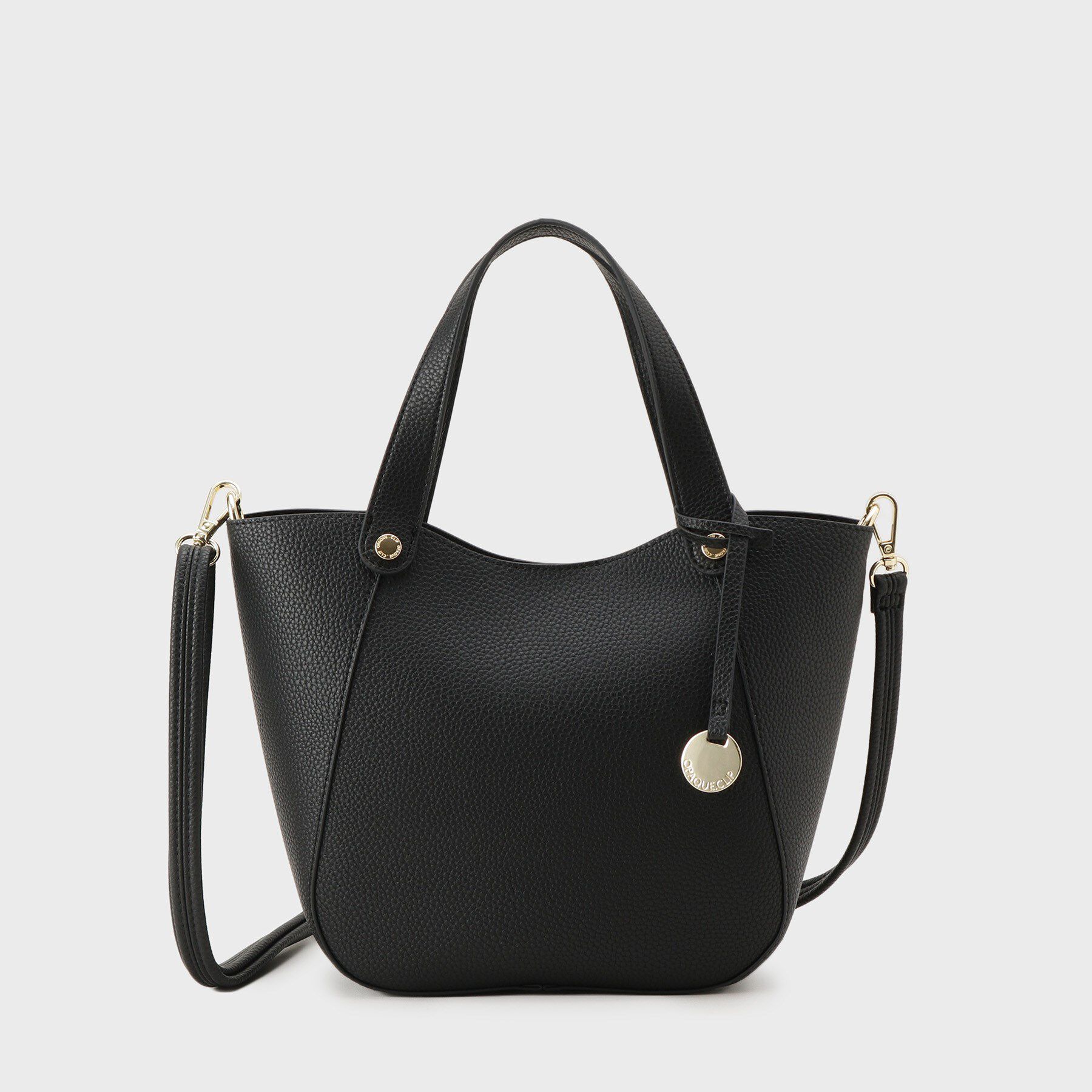 OPAQUE.CLIP「【軽量/2WAY】コインカシメシュリンクミドルトートバッグ」|トートバッグ|