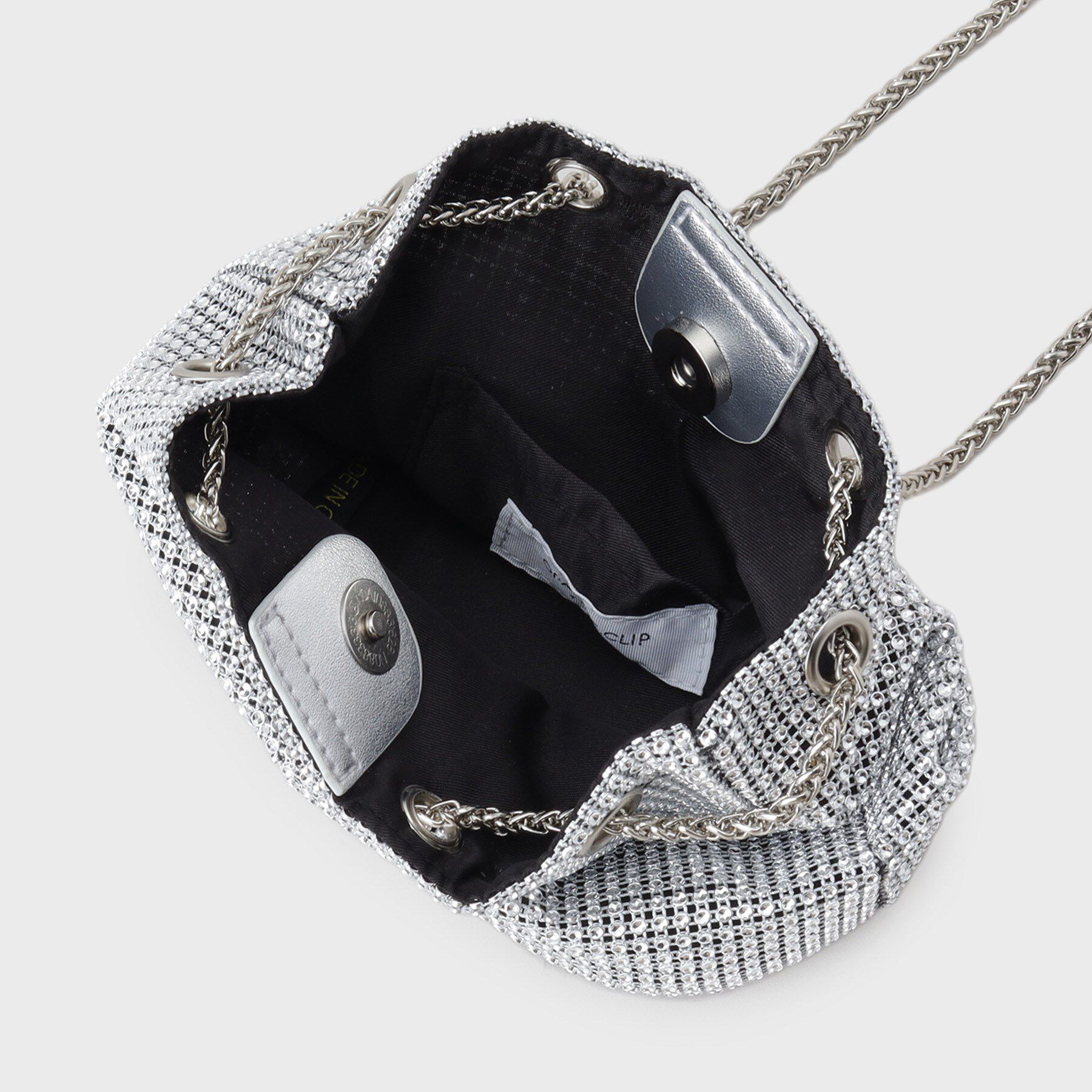 OPAQUE.CLIP「【2WAY】素材アソートシャイニー巾着ミニショルダーバッグ」|ショルダー・メッセンジャー|