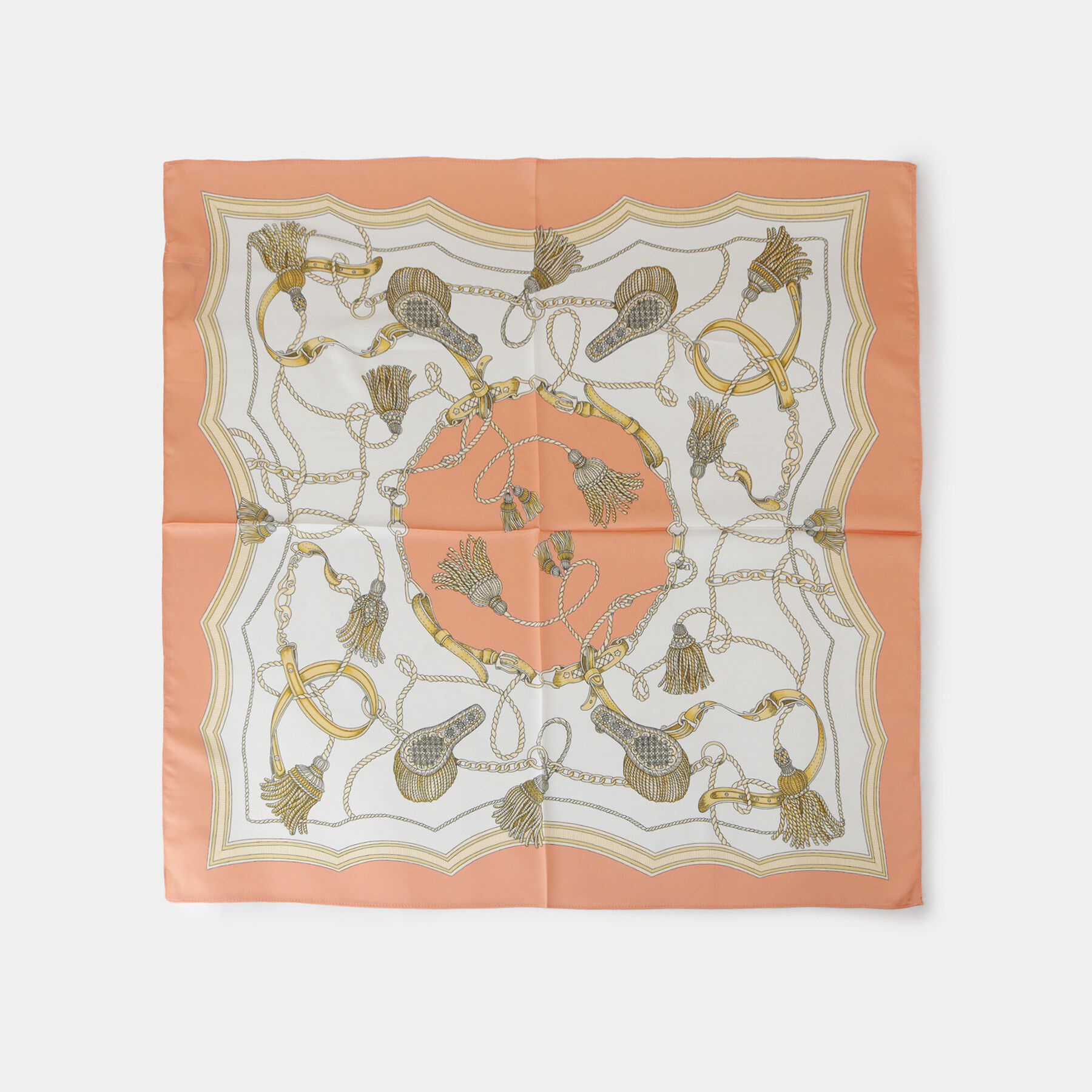 OPAQUE.CLIP「チェーン柄スクエア大判スカーフ」|バンダナ・スカーフ|