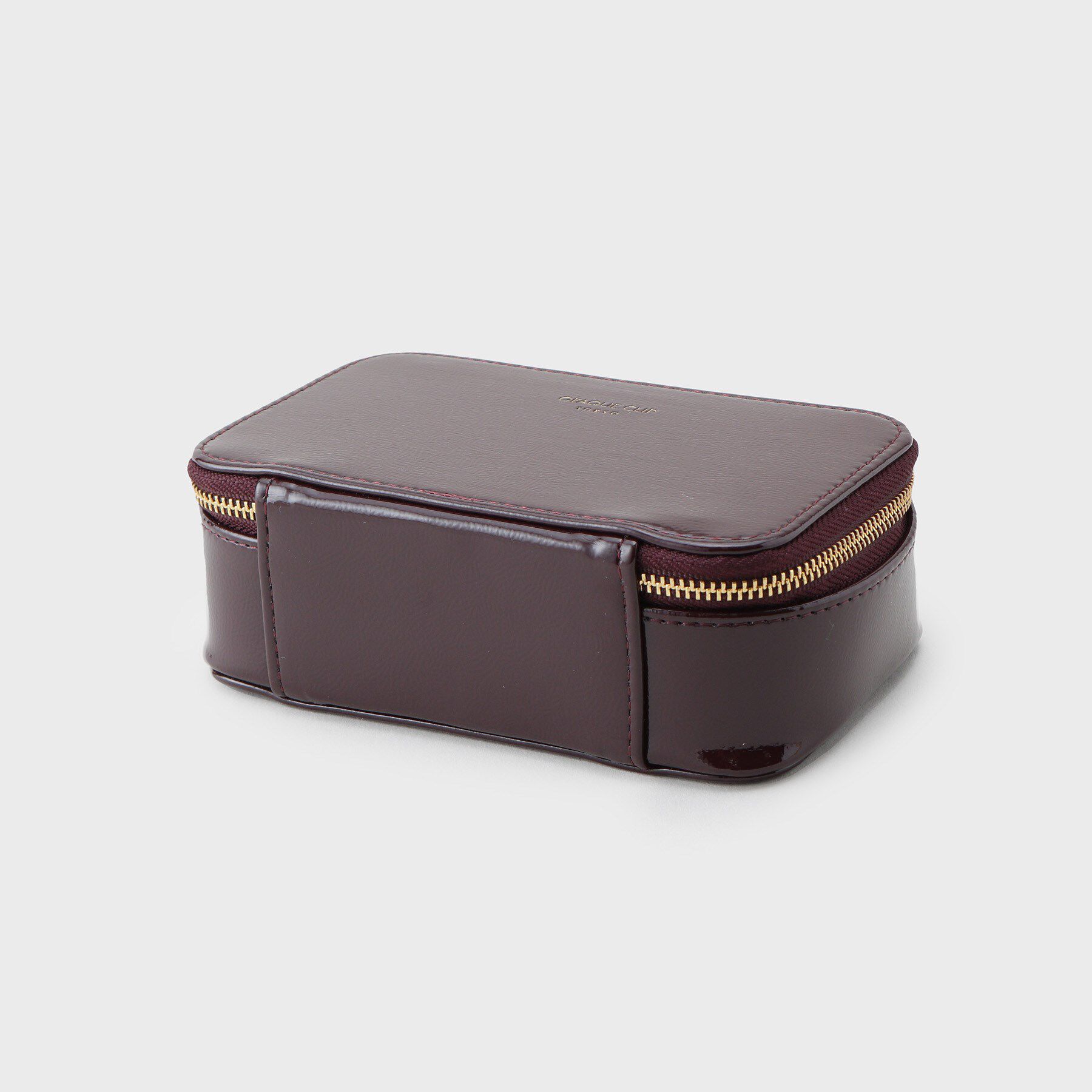 OPAQUE.CLIP「【2WAY/ミラー付き】エナメルバニティーポーチ」|ポーチ|