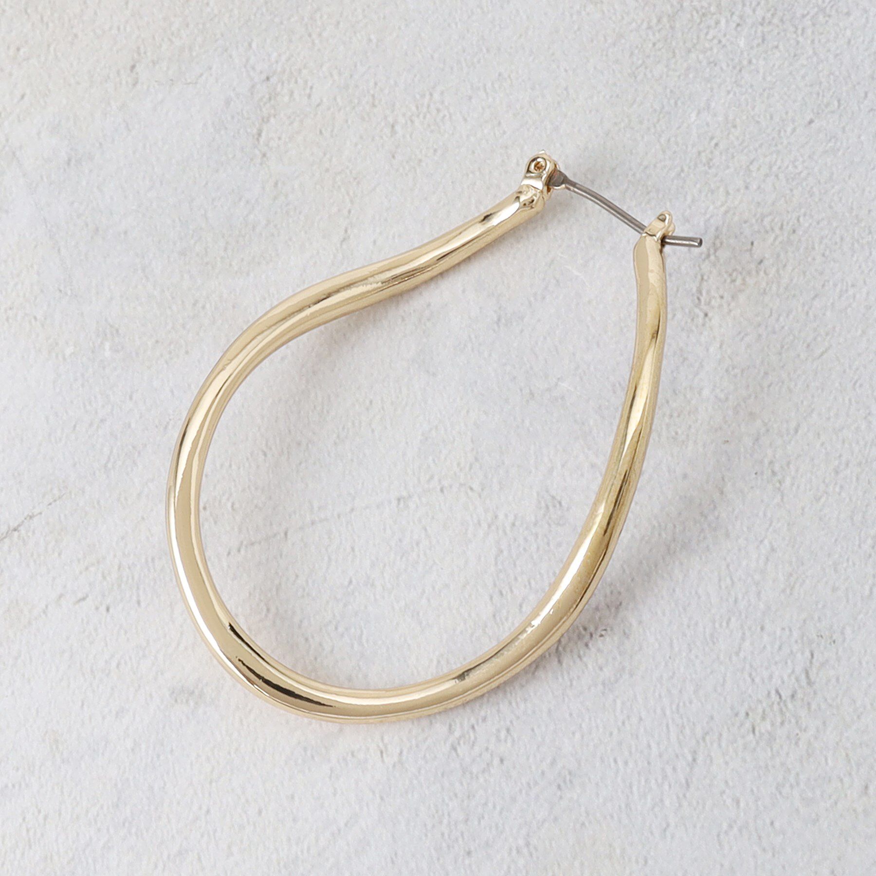 OPAQUE.CLIP「ワンタッチメタルフープビッグピアス」|ピアス|