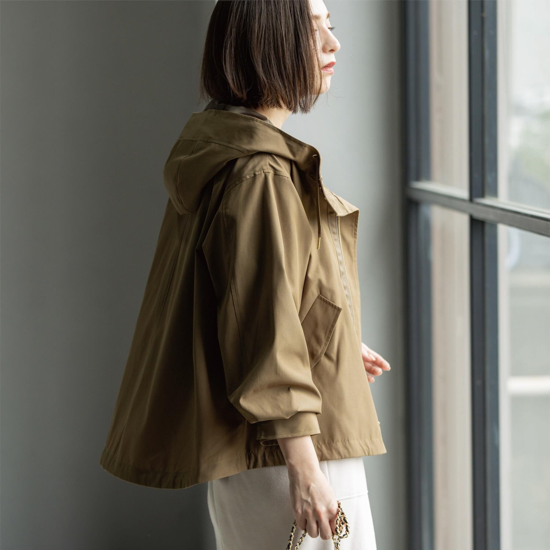 OPAQUE.CLIP「《ツインセット》マウンテンパーカー&times;キルティングベストライナー【撥水/洗濯機OK】」|ブルゾン・スタジャン|