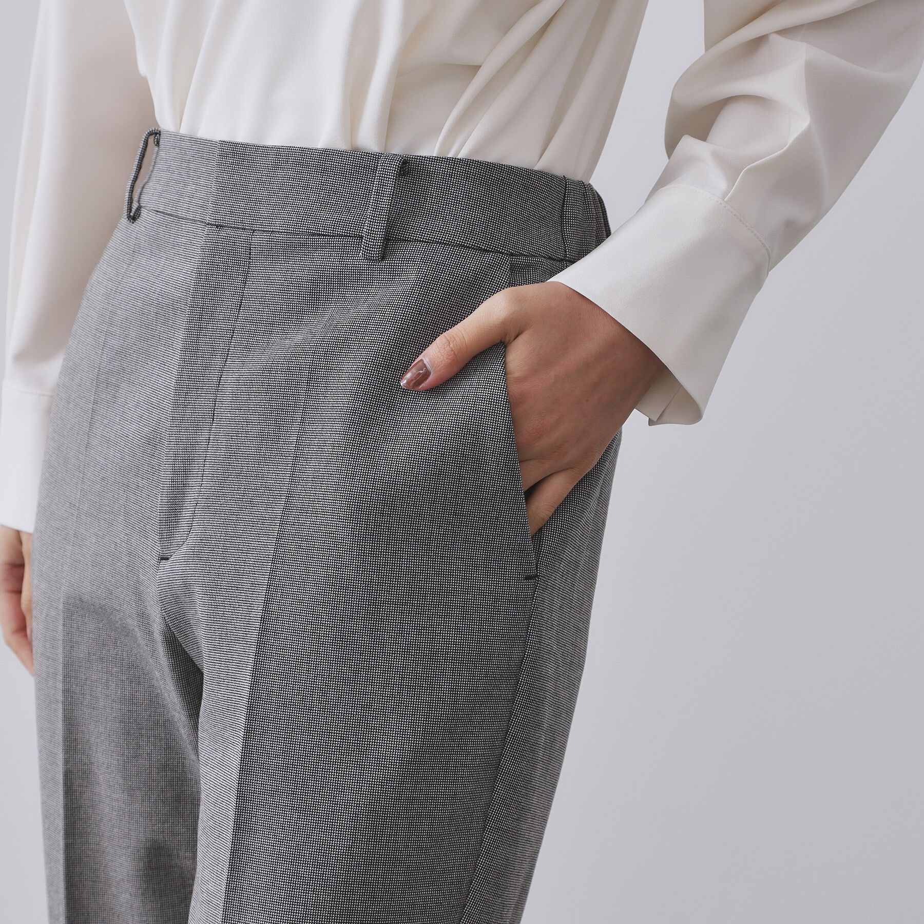 OPAQUE.CLIP「ウォームタッチ テーパードパンツ【洗濯機洗OK/ストレッチ】≪SS～LL≫」|その他|