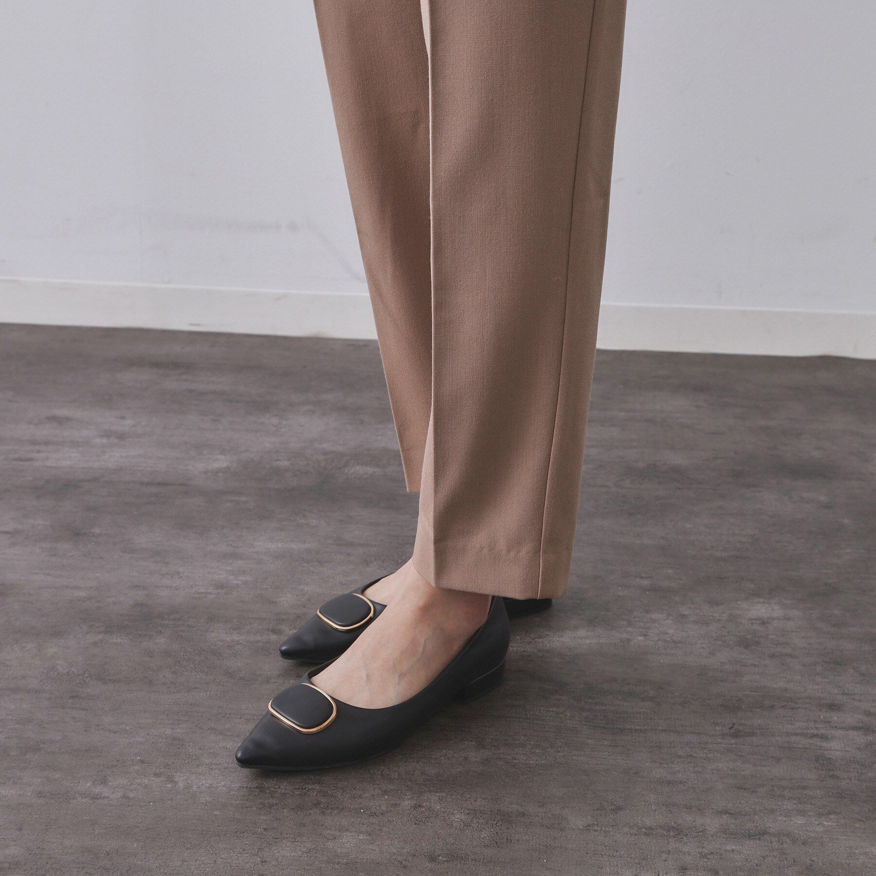 OPAQUE.CLIP「ウォームタッチ イージーテーパードパンツ【洗濯機洗OK/ストレッチ】≪SS～LL≫」|その他|