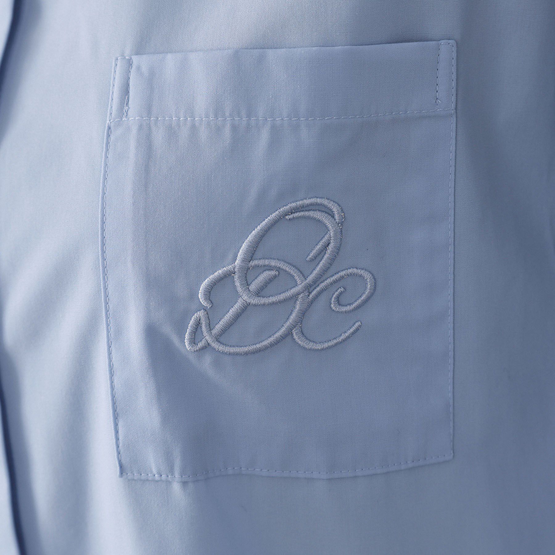 OPAQUE.CLIP「ポケット刺繍レギュラーカラーシャツ【洗濯機OK】」|シャツ・ブラウス|