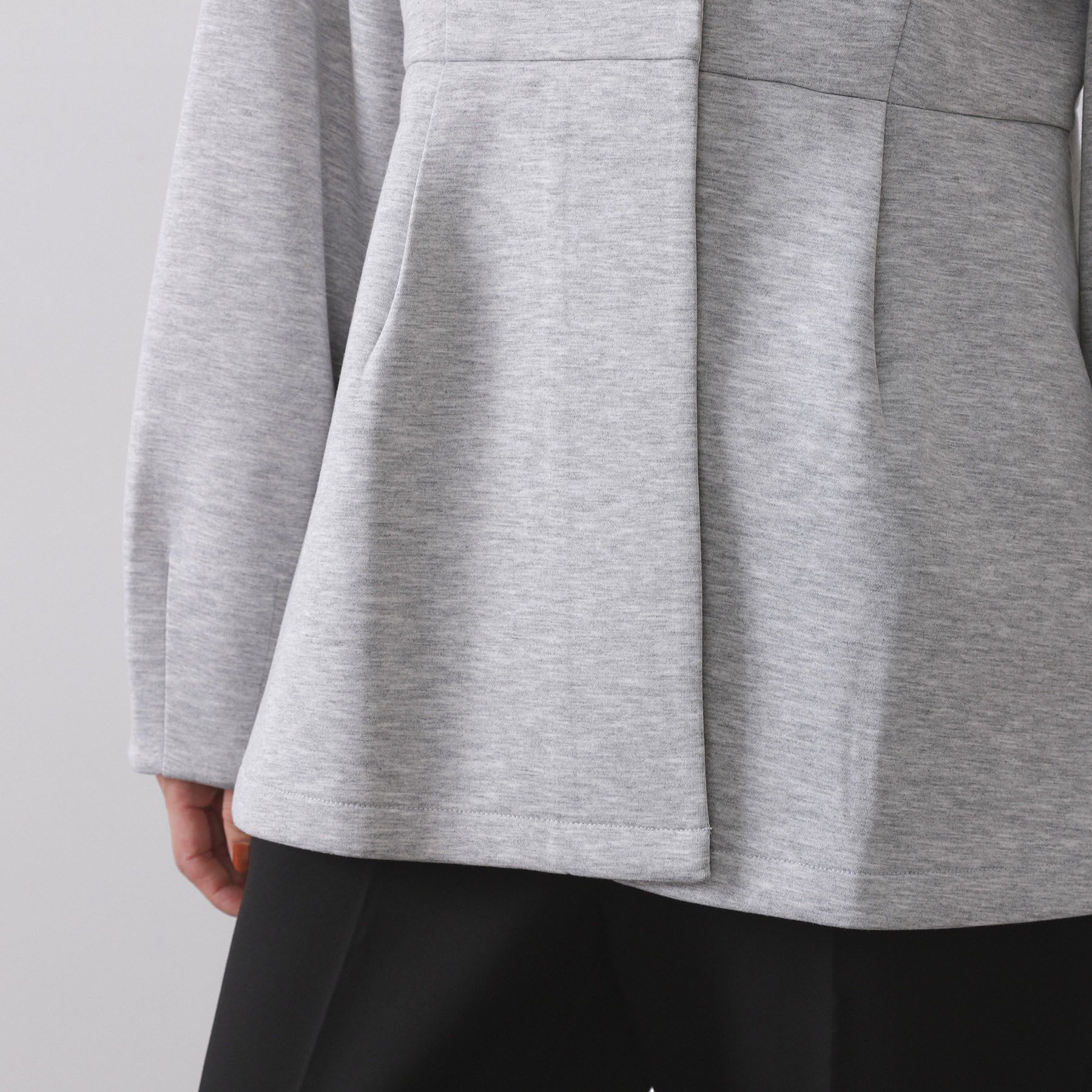 OPAQUE.CLIP「ペプラムカーディガン【UVケア/洗濯機OK】」|カーディガン|