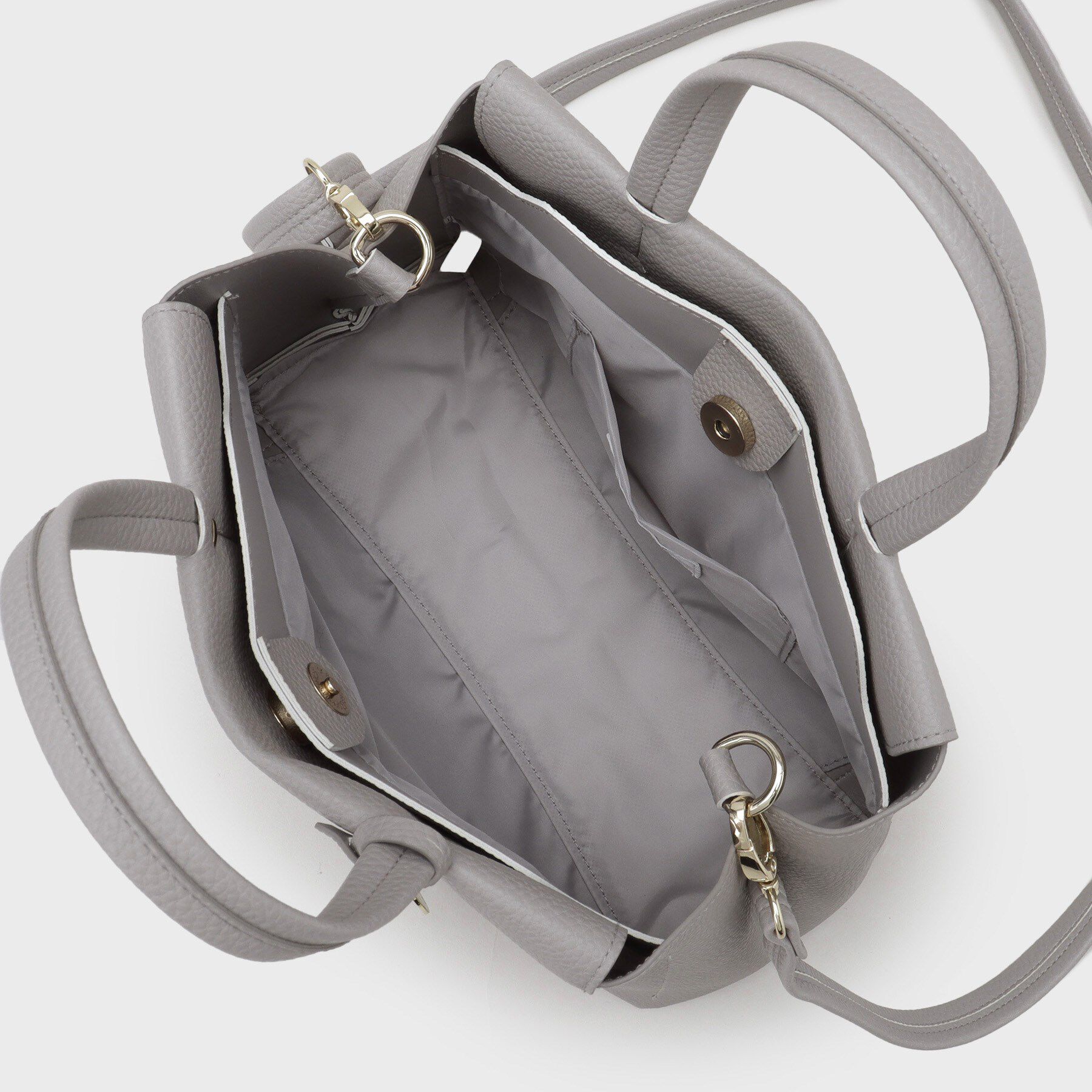 OPAQUE.CLIP「【2WAY/人間工学】シュリンクミドルトートバッグ」|トートバッグ|