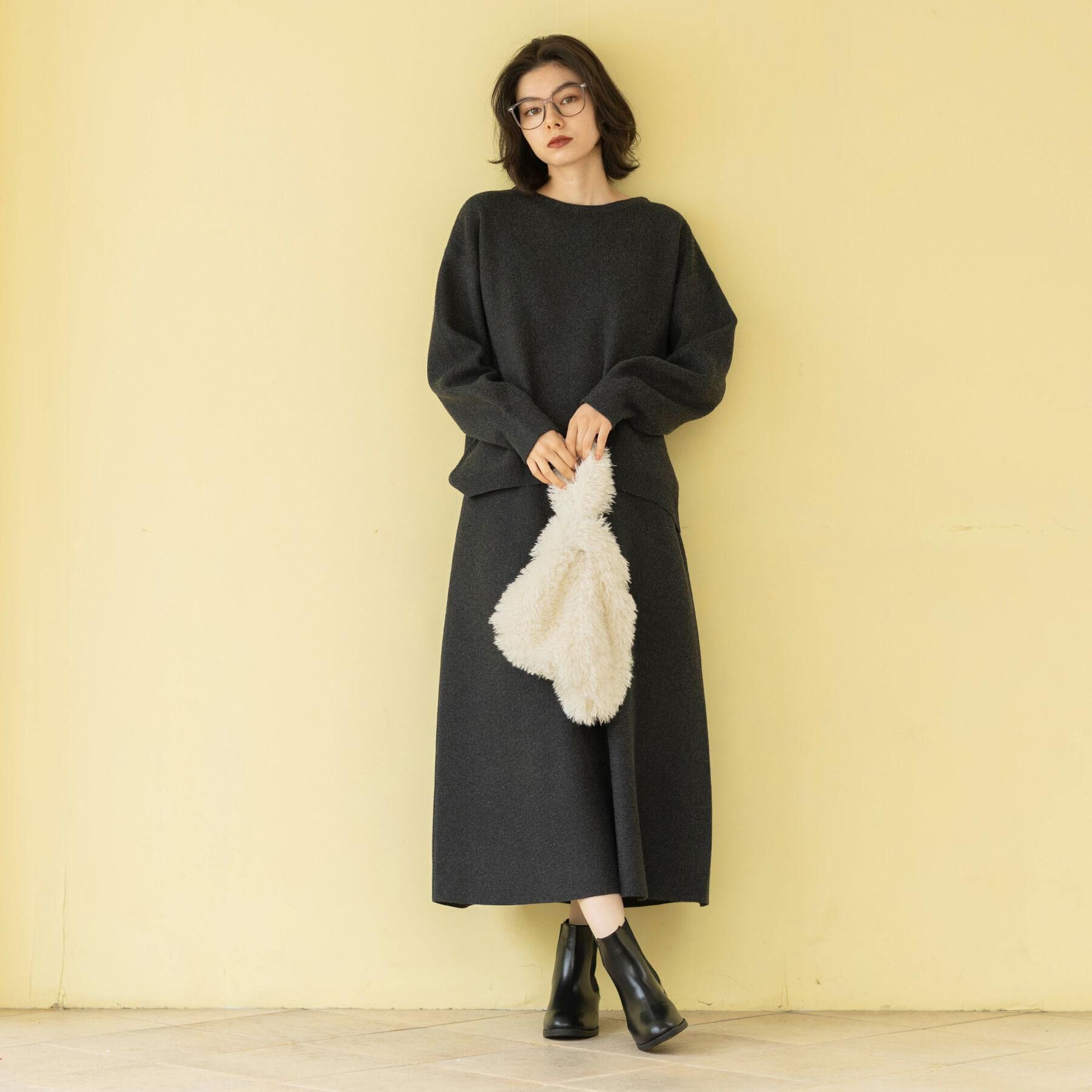 OPAQUE.CLIP「ラム風フェイクファーハンドバッグ」|ハンドバッグ|