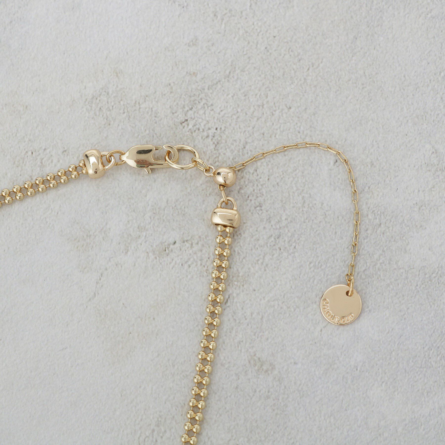 OPAQUE.CLIP「【2SET】2連フェイクパールチェーンネックレス」|ネックレス|