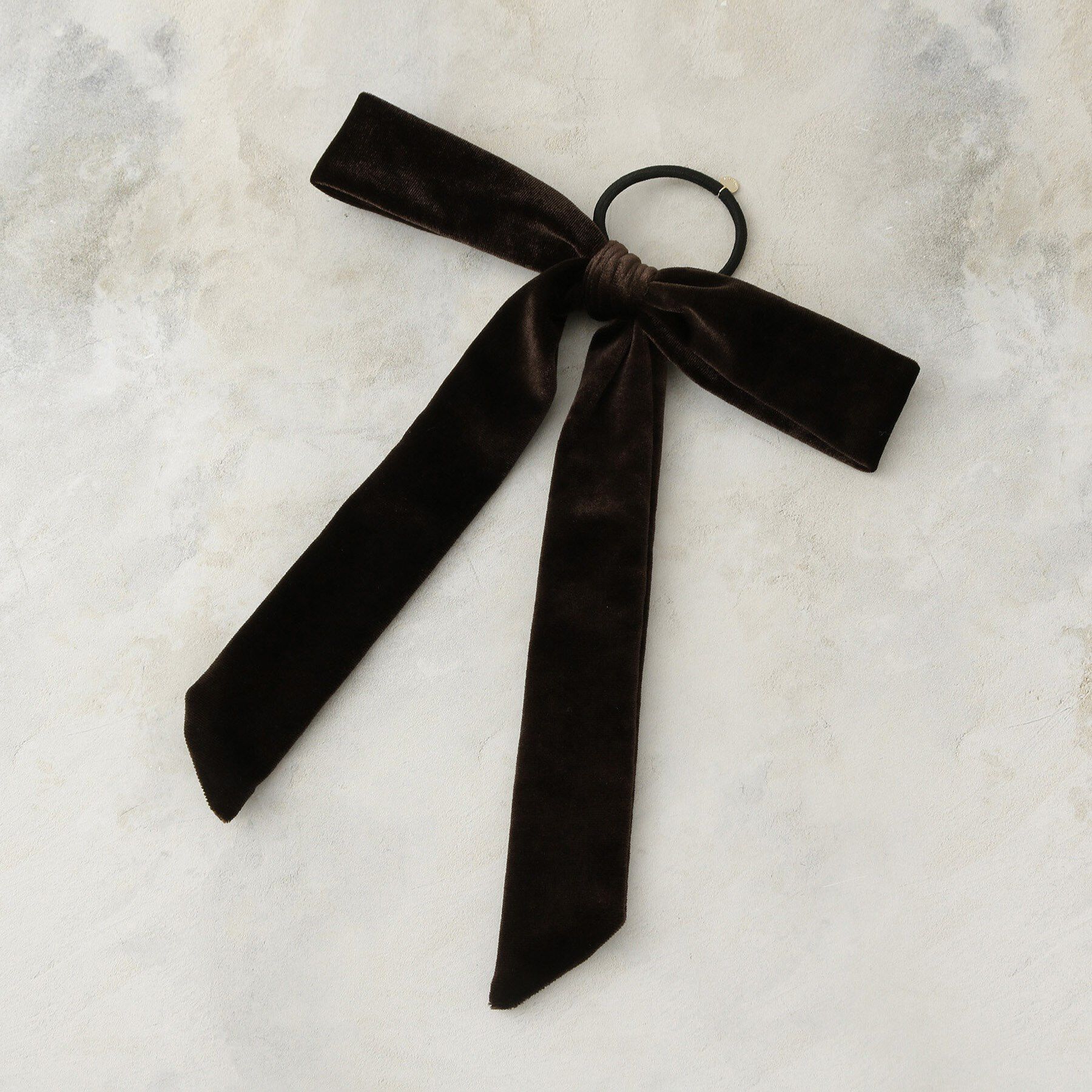 OPAQUE.CLIP「ベロアリボンポニー」|その他|ブラウン(044)