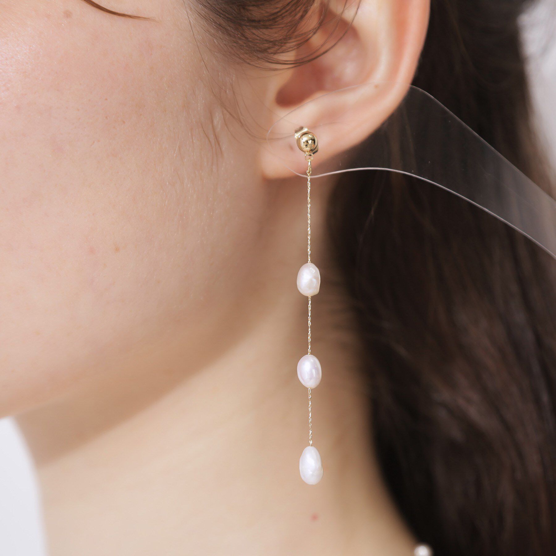 Couture broach「淡水パールピアス」|ピアス|